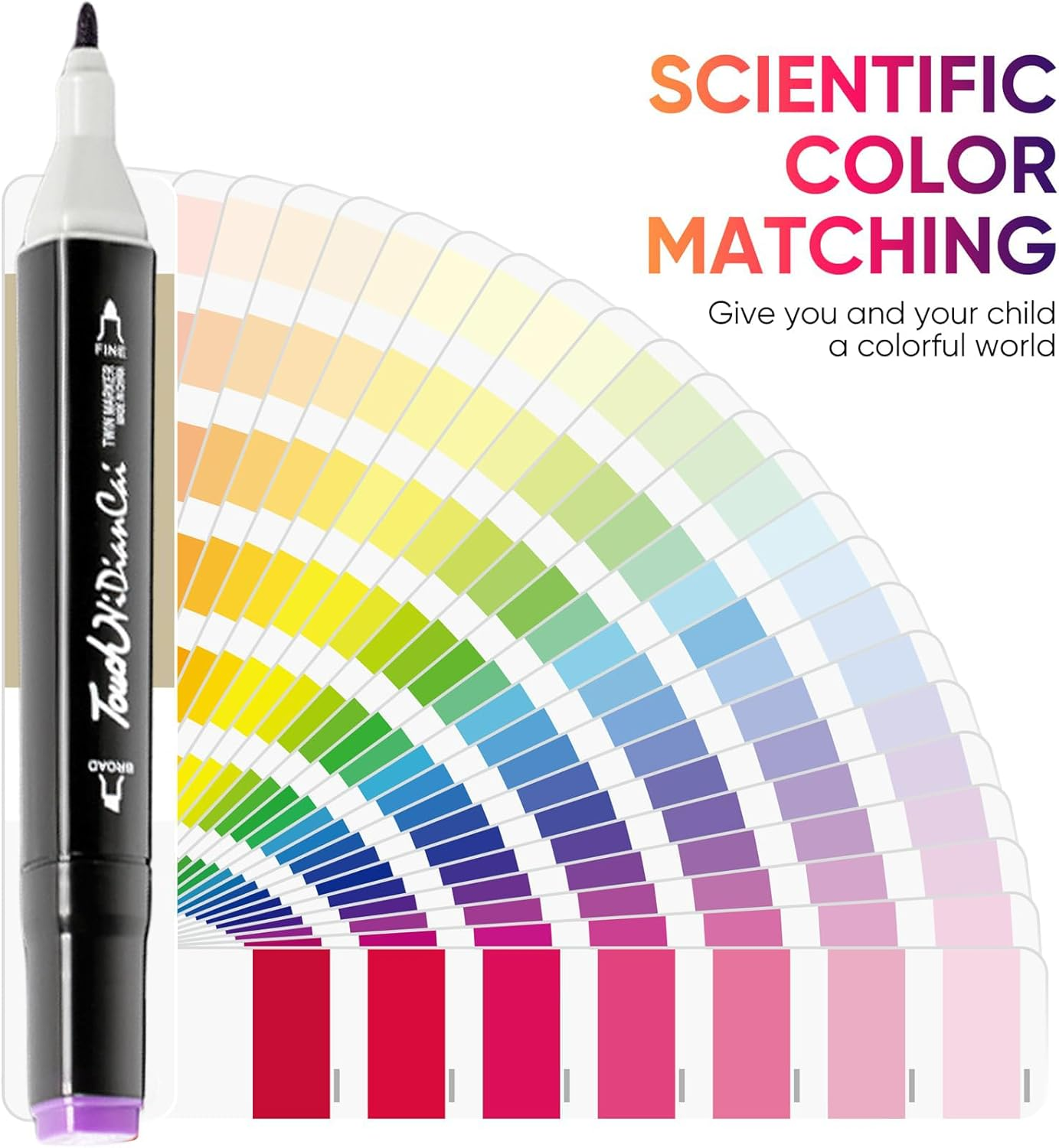 XIULIUU 168 Colors Alcohol Markers Set, Art Markers for Kids Adults Artists Coloring Painting Sketching, Alcohol Dual Tip Drawing Marker Set Perfect for Boys Girls Students Gift (168) image number 3