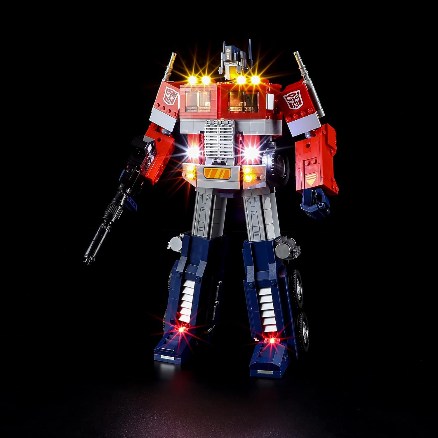 BRIKSMAX Led Lighting Kit for -10302 Optimus Prime - Compatible with  Creator Expert Building Blocks Model- Not Include the  Set image number 6