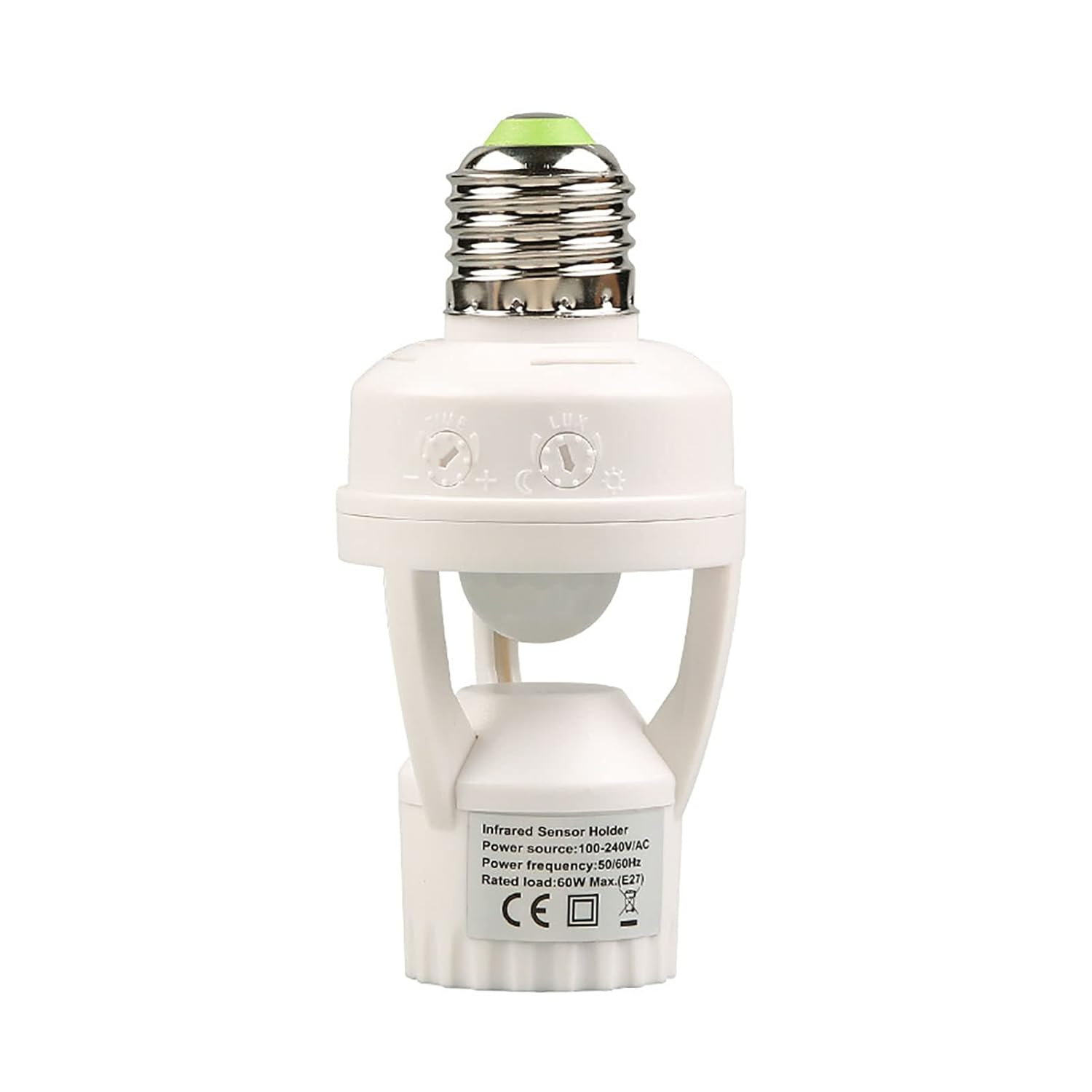 E27 Sensor Lights Socket, Automatic Control, Sensor Light, Wide Application, Simple Installation, Multi Function, 6M Sensing Distance image number 4
