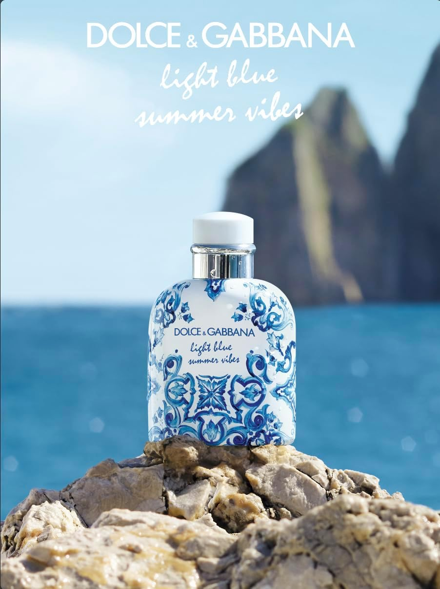 Dolce & Gabbana Men'S Light Blue Pour Homme Summer Vibes EDT Spray, 125 Ml image number 2