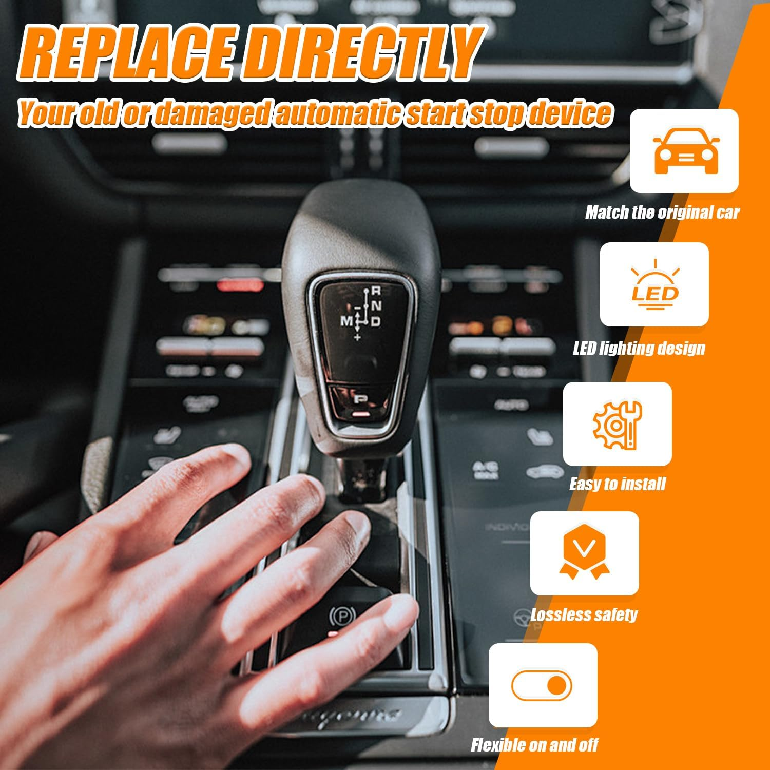 Auto Start-Stop Automatic Motor System Eliminator Control Cable, Auto-Off/Memory/Original 3 Modes, for V-W Golf 7 7.5 Pa-S-S-At B8 B8.5 image number 4