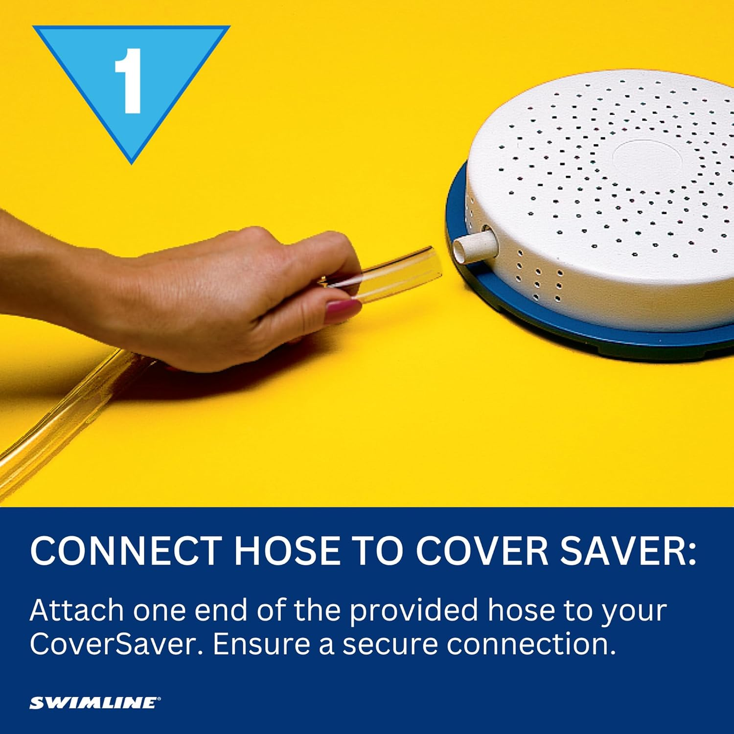 SWIMLINE HYDROTOOLS Original Submersible Pool Cover Water Siphon Pump Automatic Removal for above Ground Swimming Pools, Covers, & Hot Tubs Winterizing Kit |Non Electric Drain Hose Cover Saver 5436 image number 5