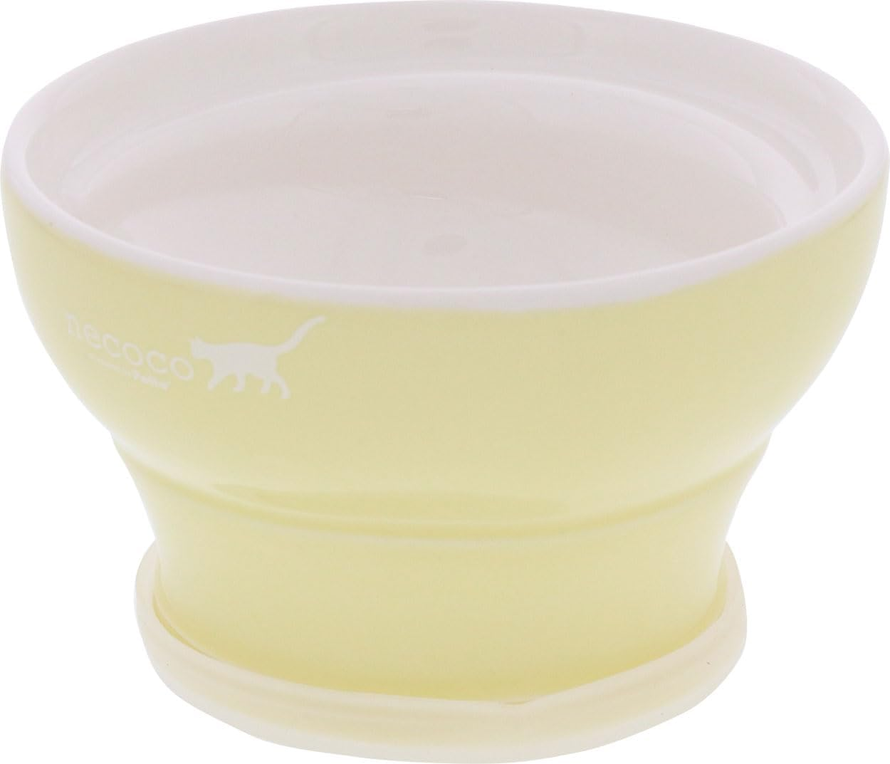 Petio Necoco Cat Dish, Easy to Eat, Stemware for Dry Food