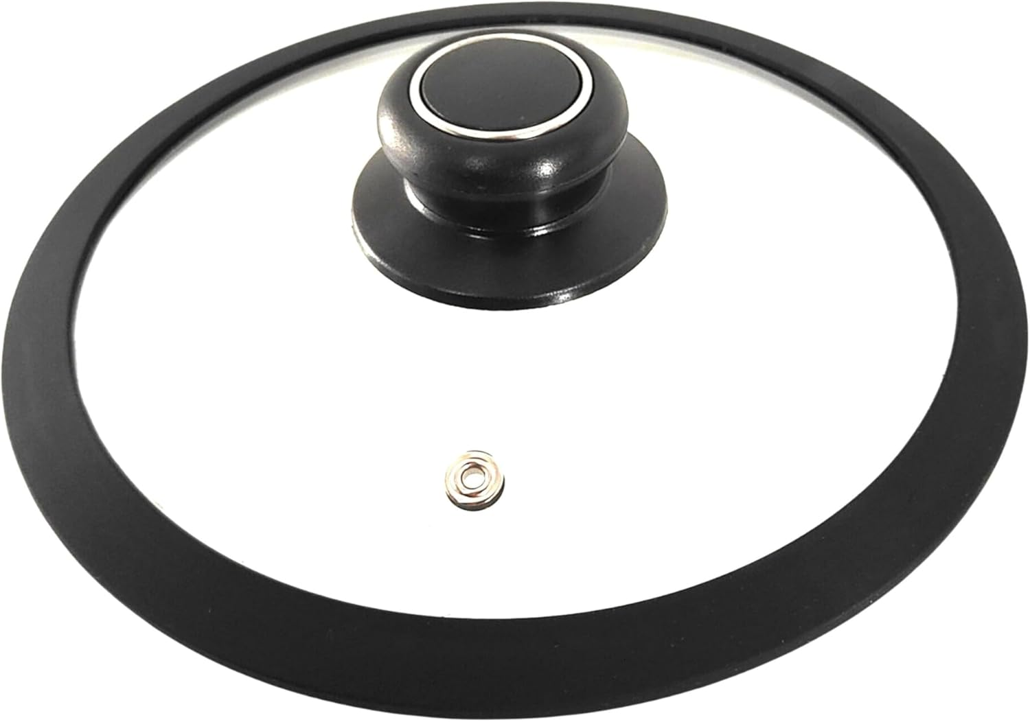 Frieling USA BC932 Black Cube Hybrid Stainless/Nonstick Cookware Tempered Glass Lid, Black/Silver