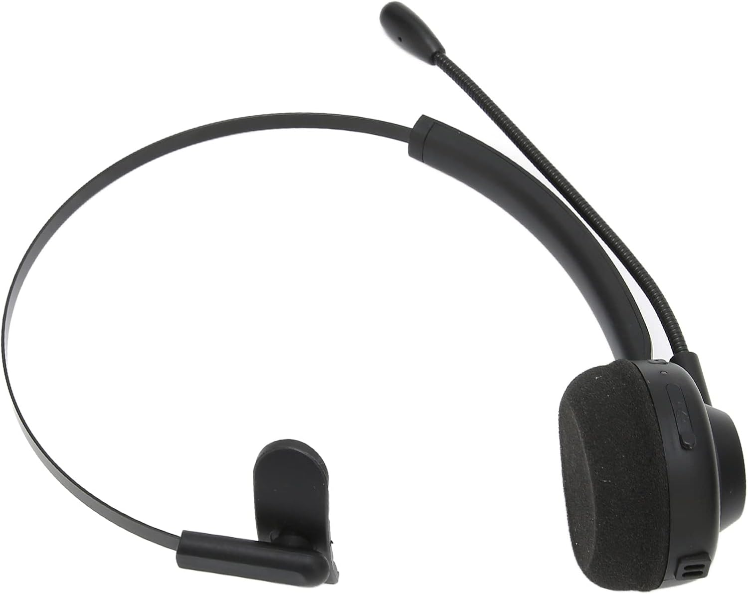 Annadue Trucker Bluetooth Headset with Microphone, Wireless On-Ear Headphones with Noise Cancellation, up to 60 Hours Working Time, for Skype, Mobile Phone, Computer, Office, Home, Call Center image number 2