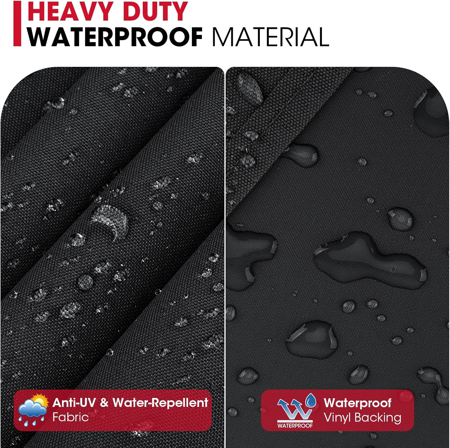 Unicook 52 Inch Grill Cover for Weber Spirit 200 and 300 Series, Gas BBQ Cover for Outdoor Grill, Heavy Duty Waterproof Fade Resistant, Compared to Weber 7106 image number 3