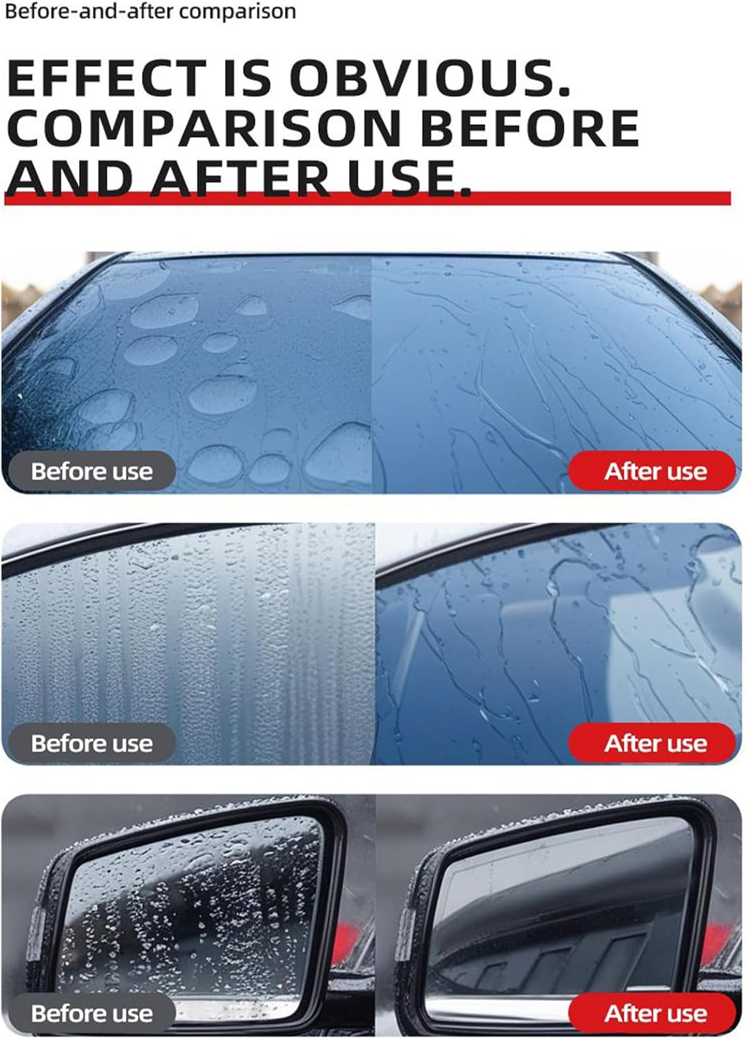 Oil Film Cleaning Brush - Automotive Exterior Cleaner | Hydrophobic Windshield Cleaning Brush for Truck SUV Sedan Window Morning Rainy Driving Foggy Weather Winter image number 3