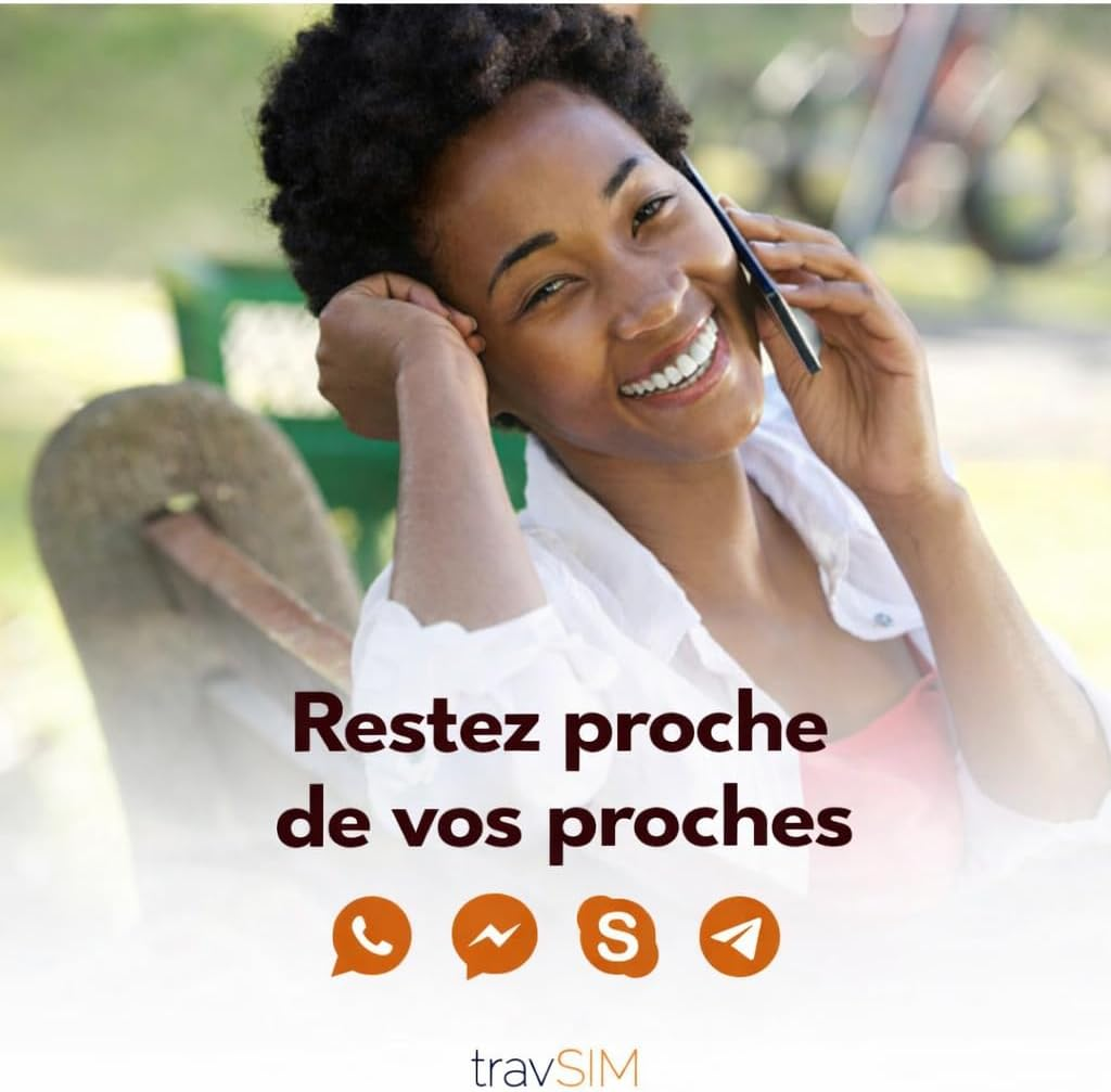 Travsim Morocco SIM Card | 15 Days - 5GB Data SIM | 5G/4G High Speed Data | Unlimited Internet Access for Google, Facebook, Whatsapp, Instagram and More image number 6