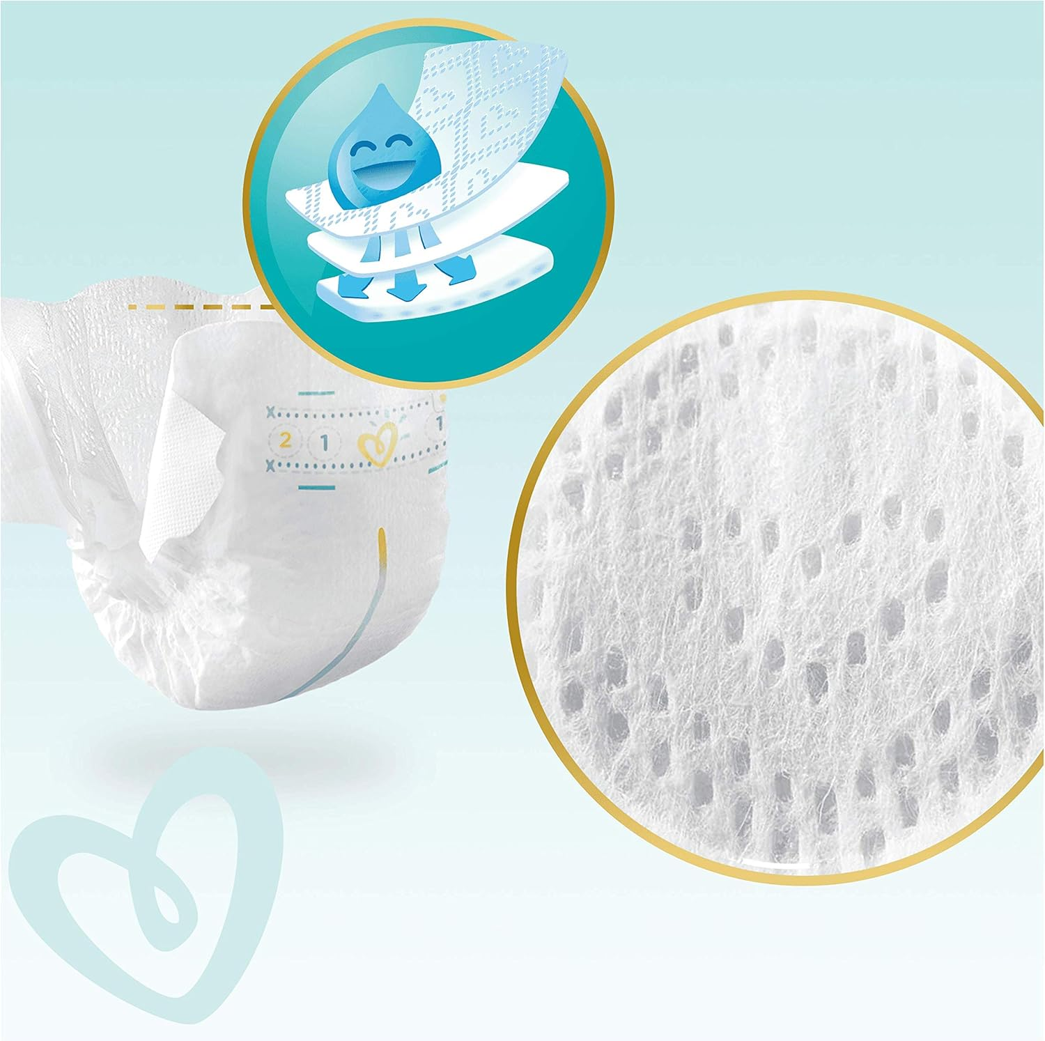 Pampers Premium Protection Size 3, 48 Nappies, 6-10 Kg image number 2