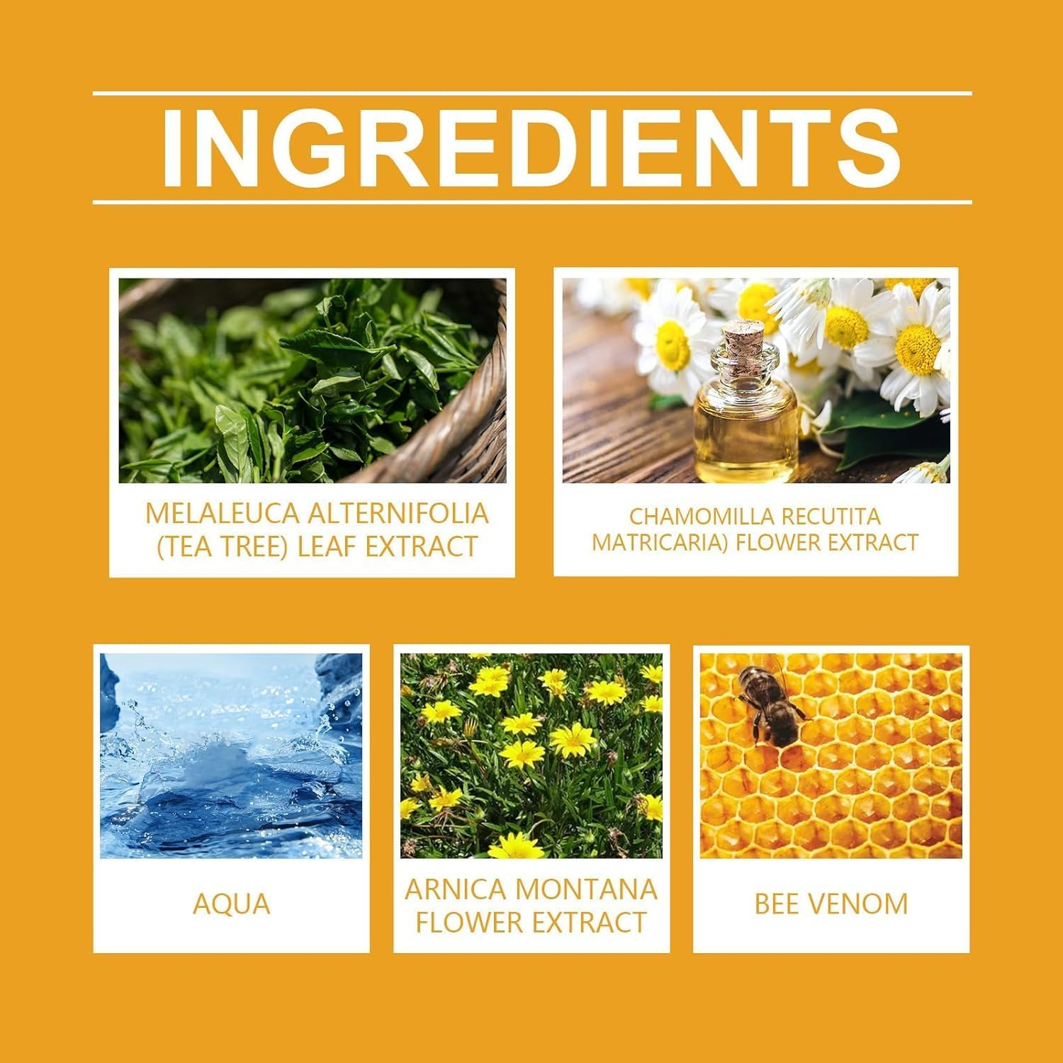 2PCS Bee Venom, Natural Bee Venom Cream for Skin New Zealand Bee Venom Repair Cream, Natural Moisturizer for All Skin Types 30Ml