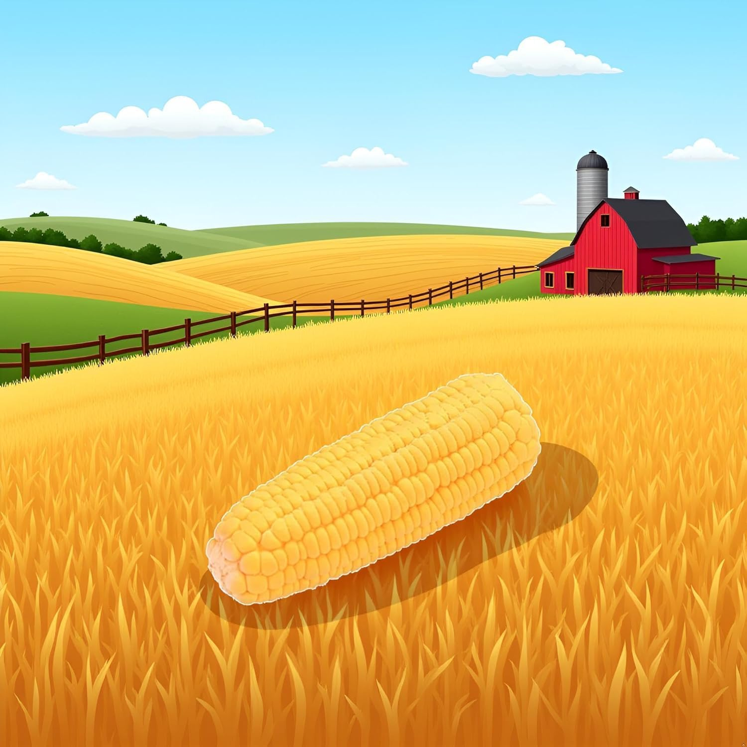 Hehglng Pet Dog Puppy Latex Corn Shape Squeaky Bite-Resistant Interactive Play Chew Toy Pet Supplies,Dog Chew Toys Corn Squeaky Toys Aggressive Chewers for Small/Medium/Large image number 4