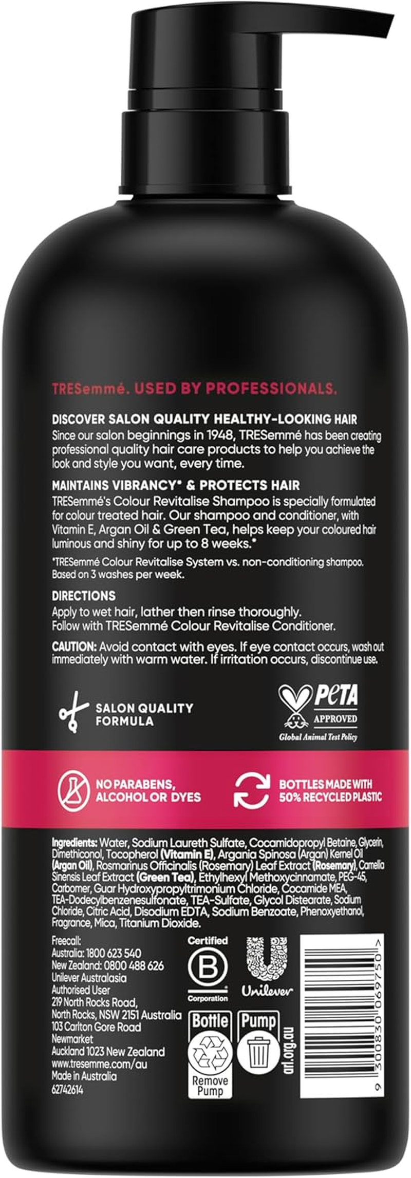 Tresemm&eacute; Colour Revitalise Shampoo 940 Ml image number 3