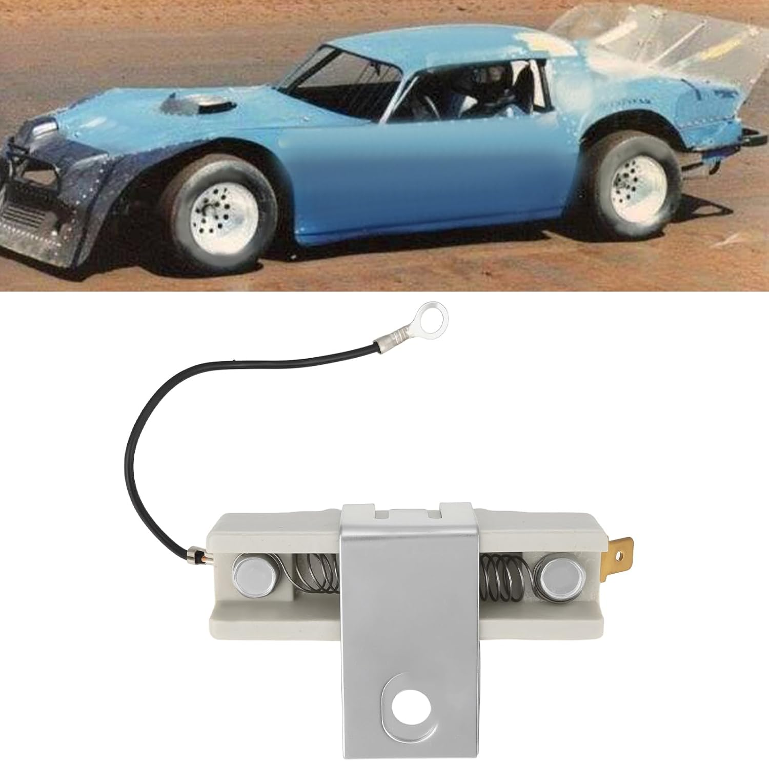 OTOTEC Ignition Coil Resistor Metal Ceramic Ballast Resistor Suitable for Classic Car Ignitions from the Late 1960S to the Mid-1980S.