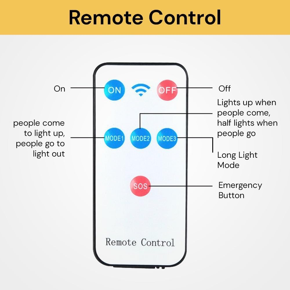 Spendeal 2 Pack Solar Lights Outdoor, 108 COB LED Solar Street Light Motion Sensor Outdoor Solar Security Wall Light Flood down Light Lamps, for Street Path Garden Patio Fence Yard Porch image number 4