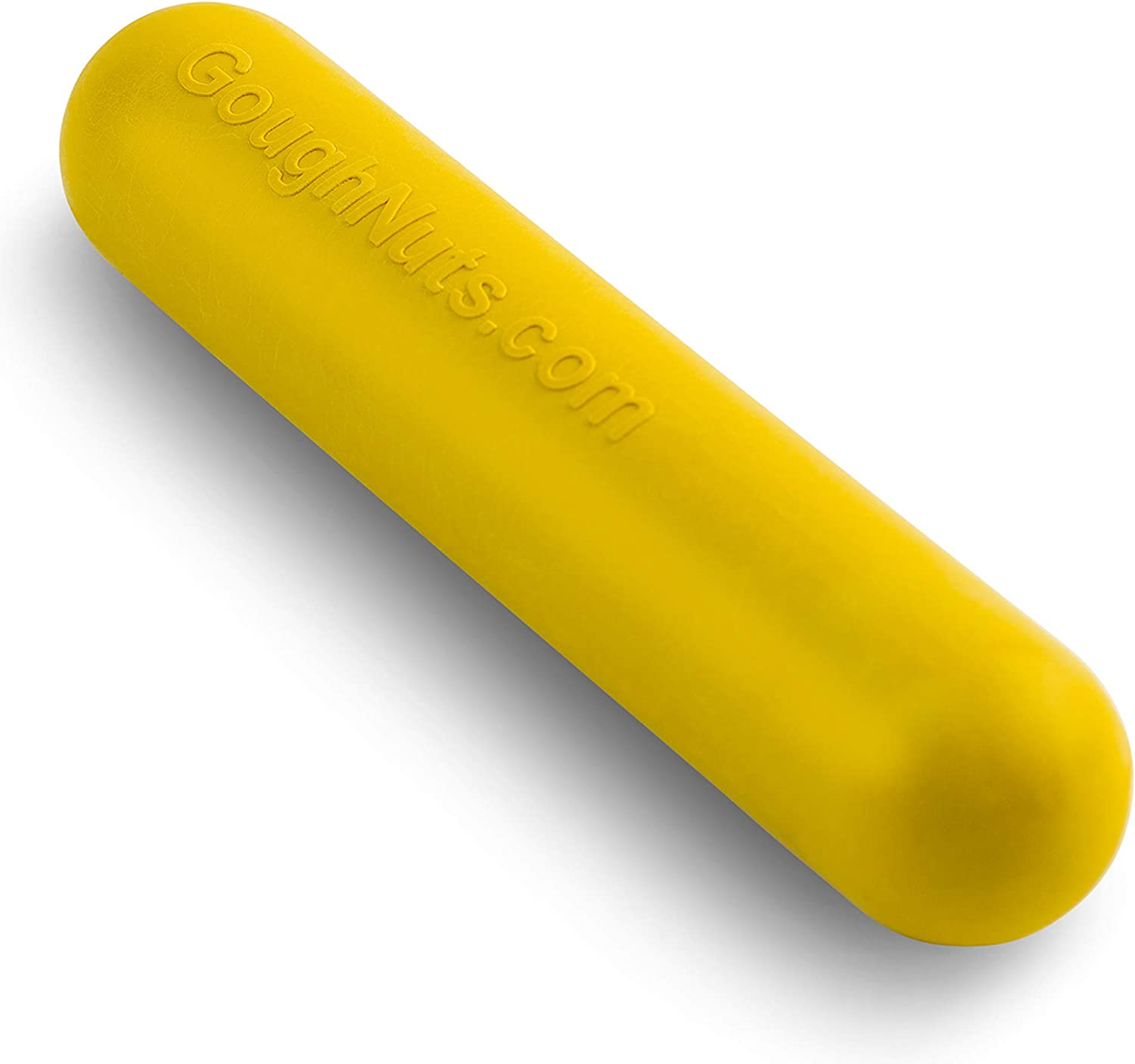 Goughnuts &mdash; Dog Toys for Aggressive Chewers | Virtually Indestructible Dog Toy Stick for Small Breeds | Heavy Duty Dog Toy | Yellow