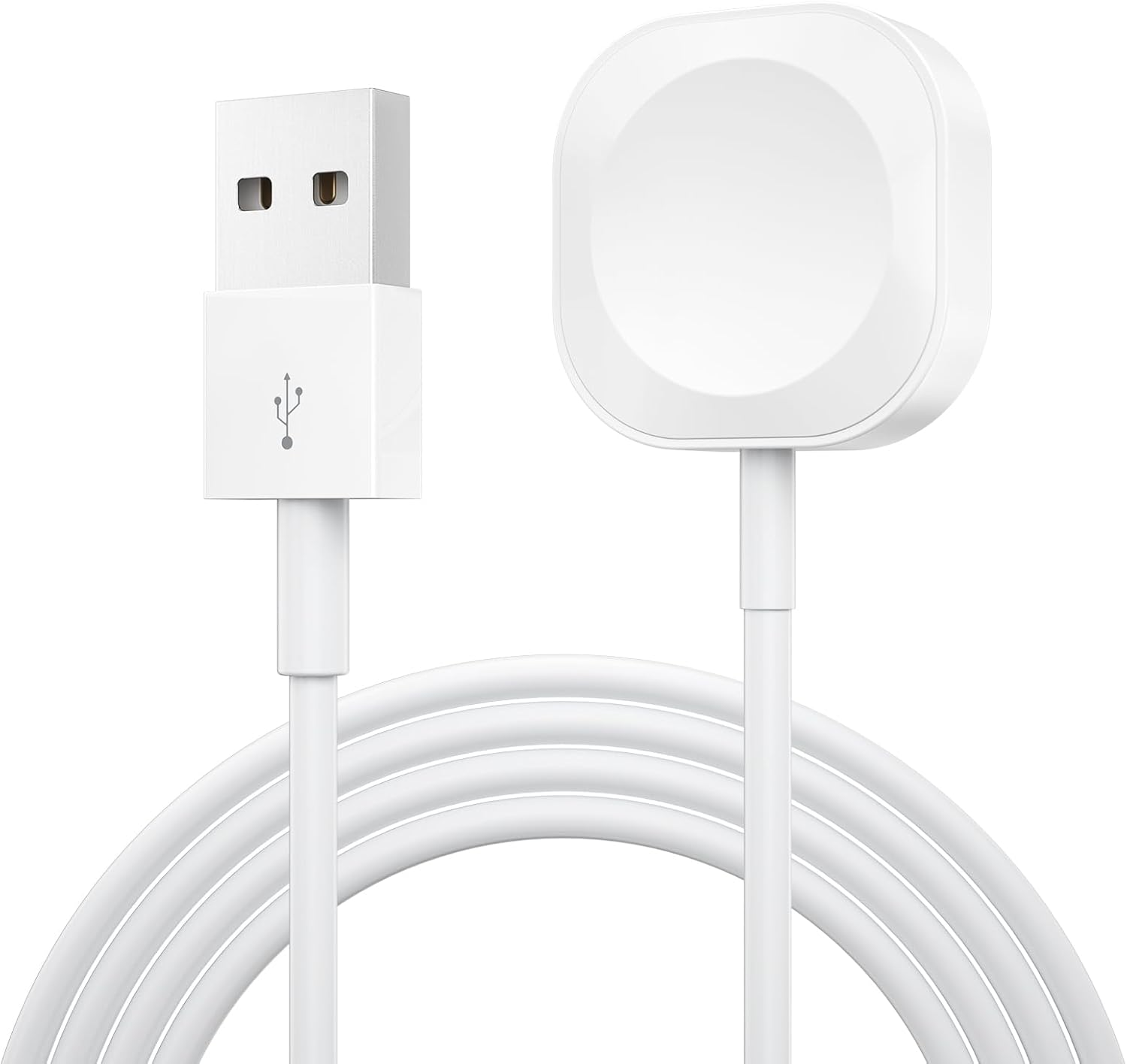 1M Long Magnetic Charger for Apple Watch Charger, Fast Charging Cable USB 100Cm/3.3Ft Cord Compatible with Iwatch Series Ultra/9/8/7/6/Se/Se2/5/4/3/2/1 image number 2