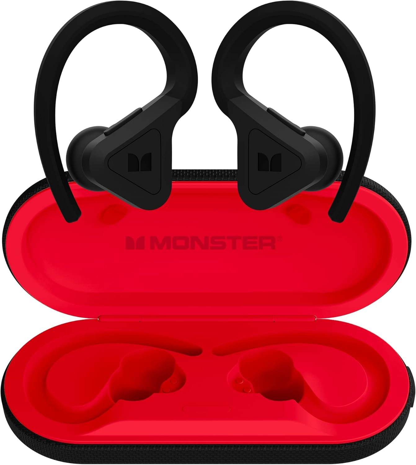 Monster DNA Fit - Wireless Arc Headphones - In-Ear Bluetooth Earbuds - Noise Reduction - Waterproof - Ergonomic - Black image number 2