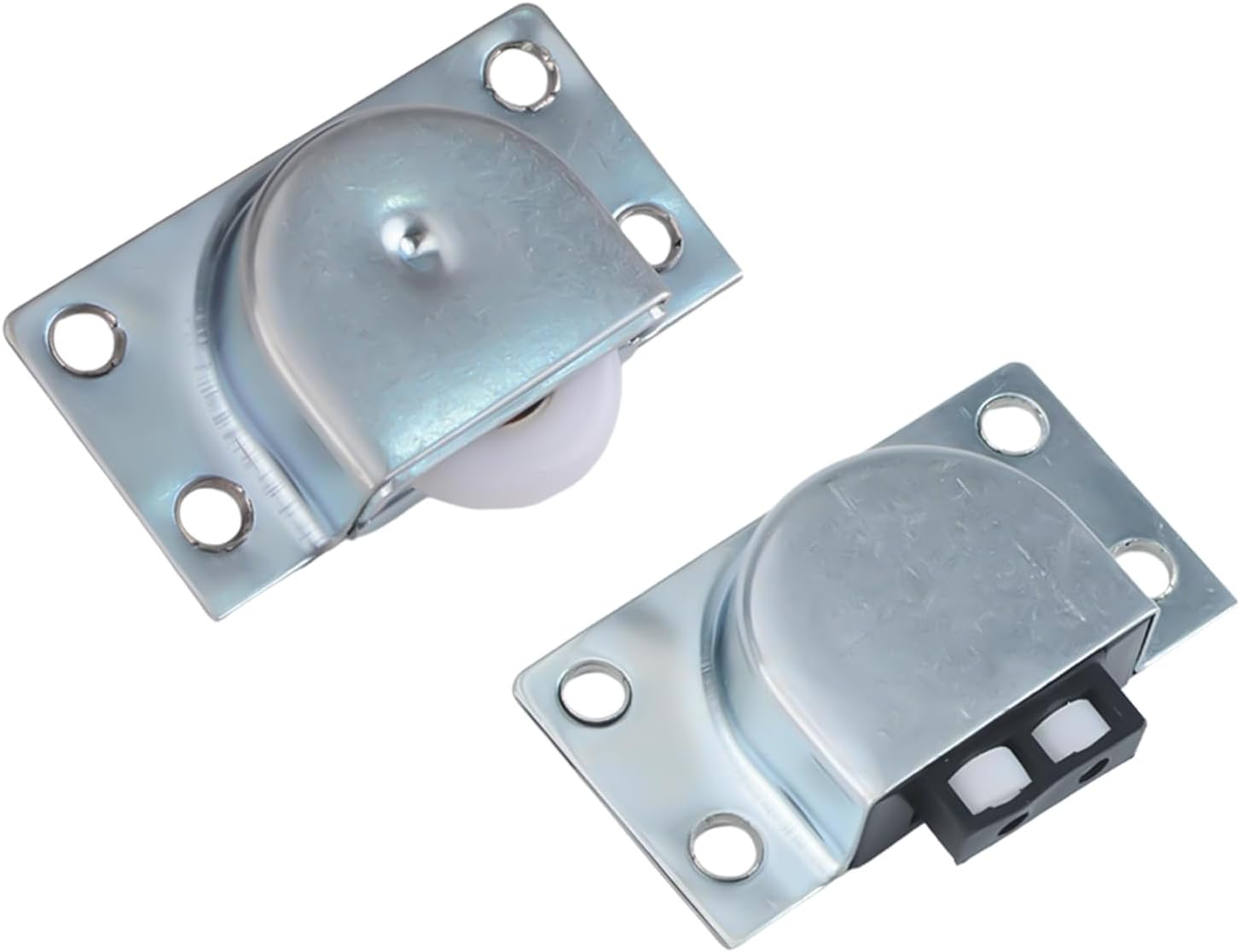 INCREWAY 2 Sets Furniture Roller Wheels Sliding Wheels for Wardrobe Cabinet Closet Window Sliding Door Wheels Hardware Accessories Pulley (Nylon Single Wheel) image number 1