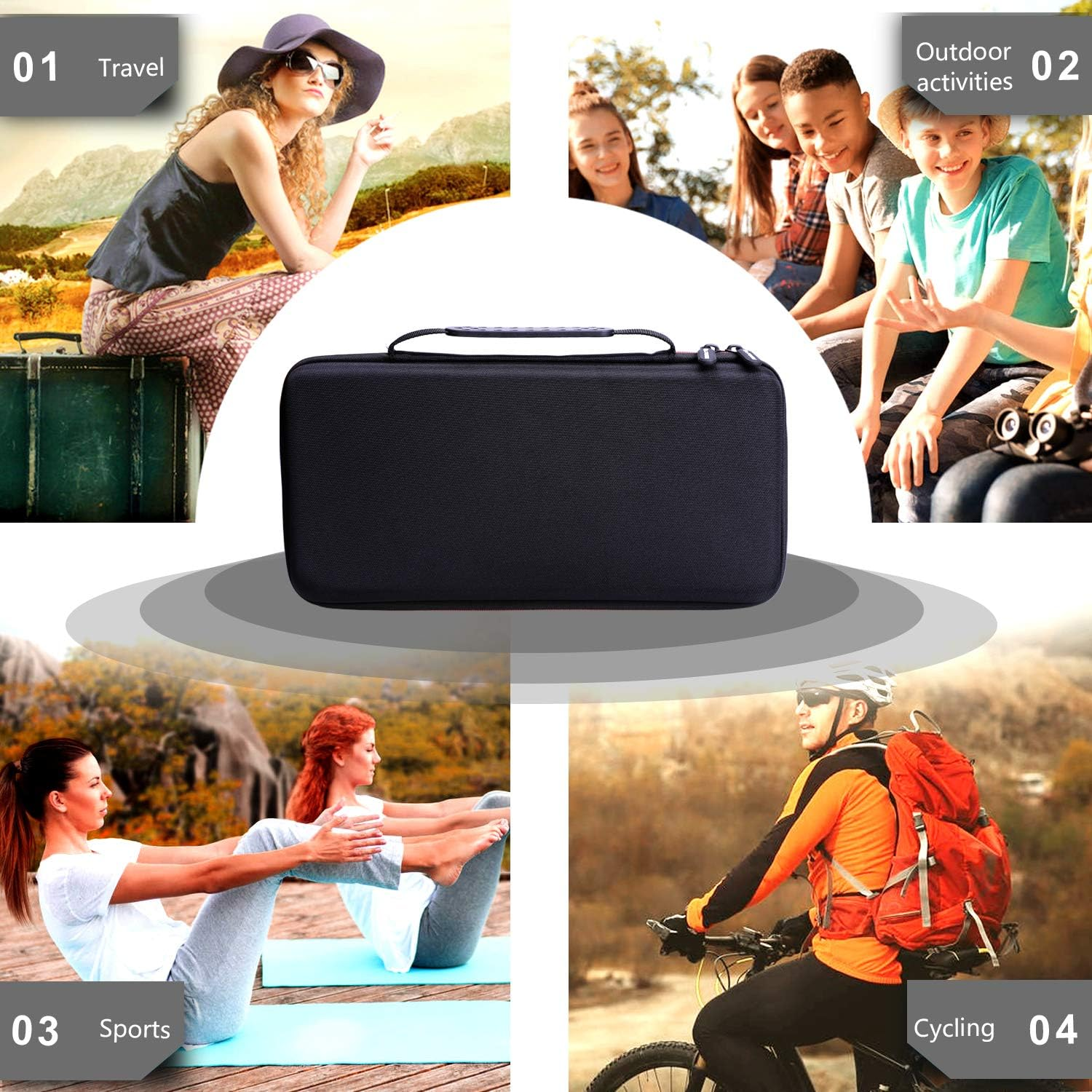 LTGEM EVA Hard Case for Numark DJ2GO2 or Numark DJ2GO2 Touch &ndash; Compact 2 Deck USB DJ Controller (Black) image number 4