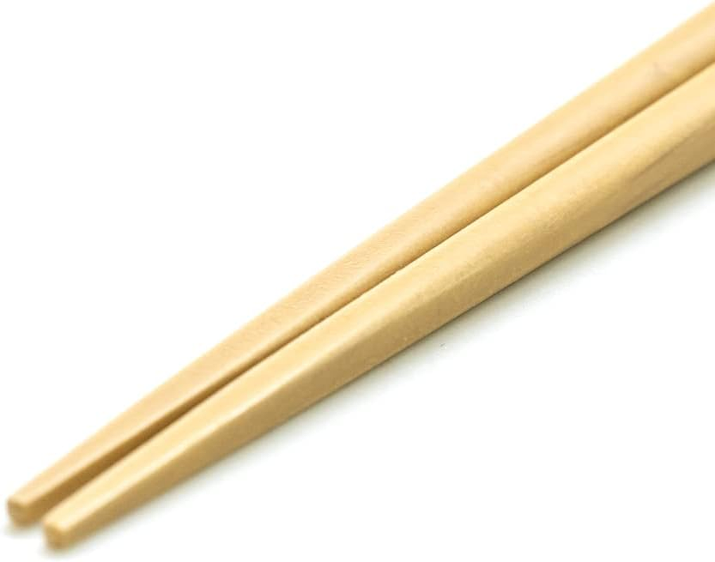 Wakasa Lacquer 263980 Chopsticks for Kids, Natural Size, Dishwasher Safe, Natural Wood, 5.5 Inches (14 Cm), for 2-4 Years, Beige, Made in Japan image number 1