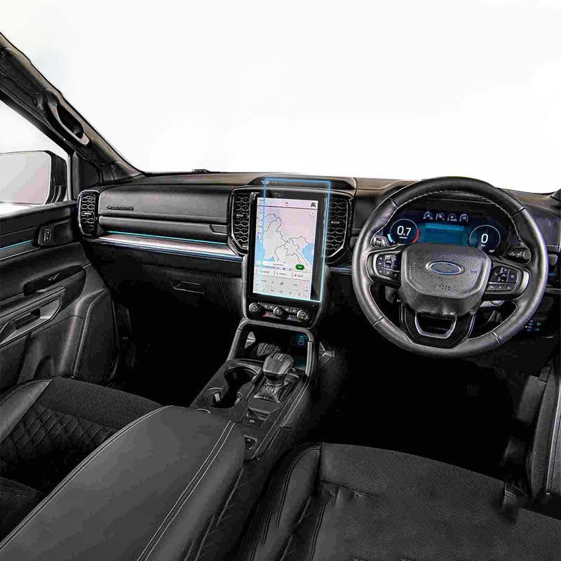 For 2024 Ford Ranger Screen Protector for 2024 Ford Ranger Lariat/Raptor 12"Navigation Display, Scratch Resistant for Ford 2023 Ranger Screen Protector 12 Inch Radio Screen Protective Film (12 Inch) image number 2
