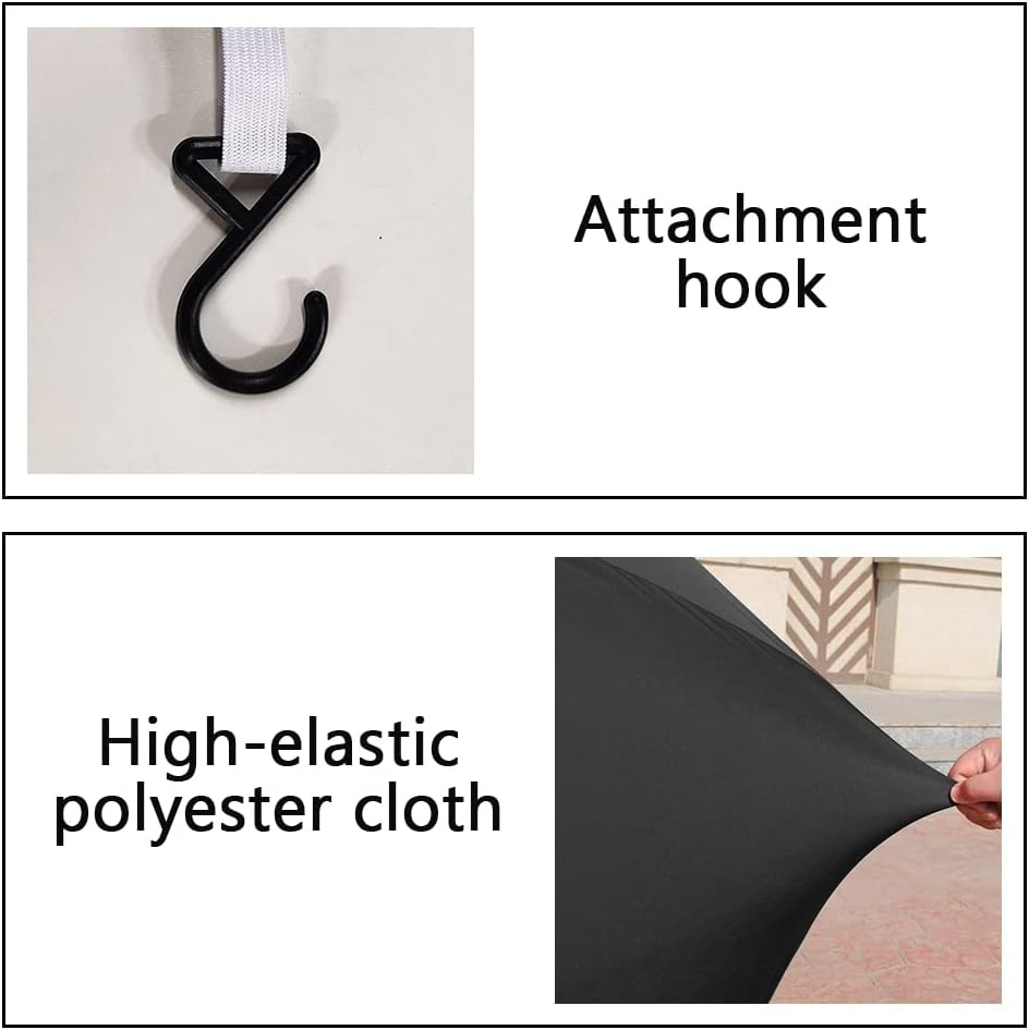 BIHEE Indoor Motorcycle Cover Universal Dustproof Cover Soft Stretch Durable Motorbike Cover for All Motor,104 Inches image number 2