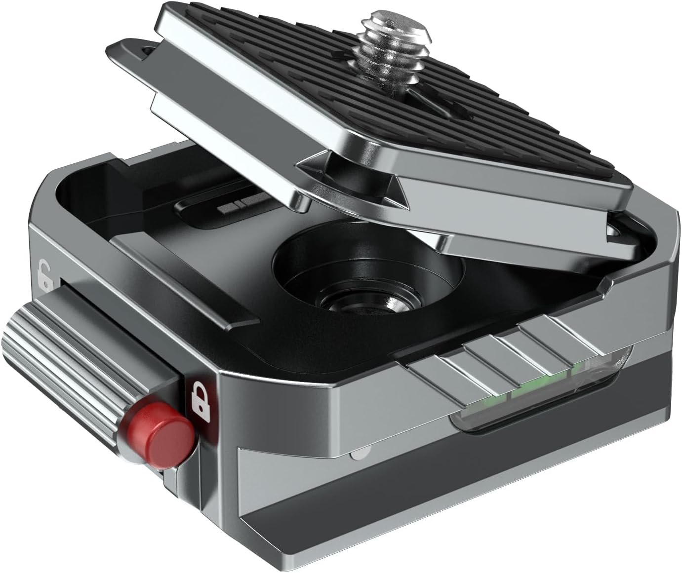 Leaplumin Camera Quick Release Plate Kit with Double Secured Safety Lock Aluminum Quick Release Plate Arca QR Clamp with Quick Switch Auto Lock Design image number 3