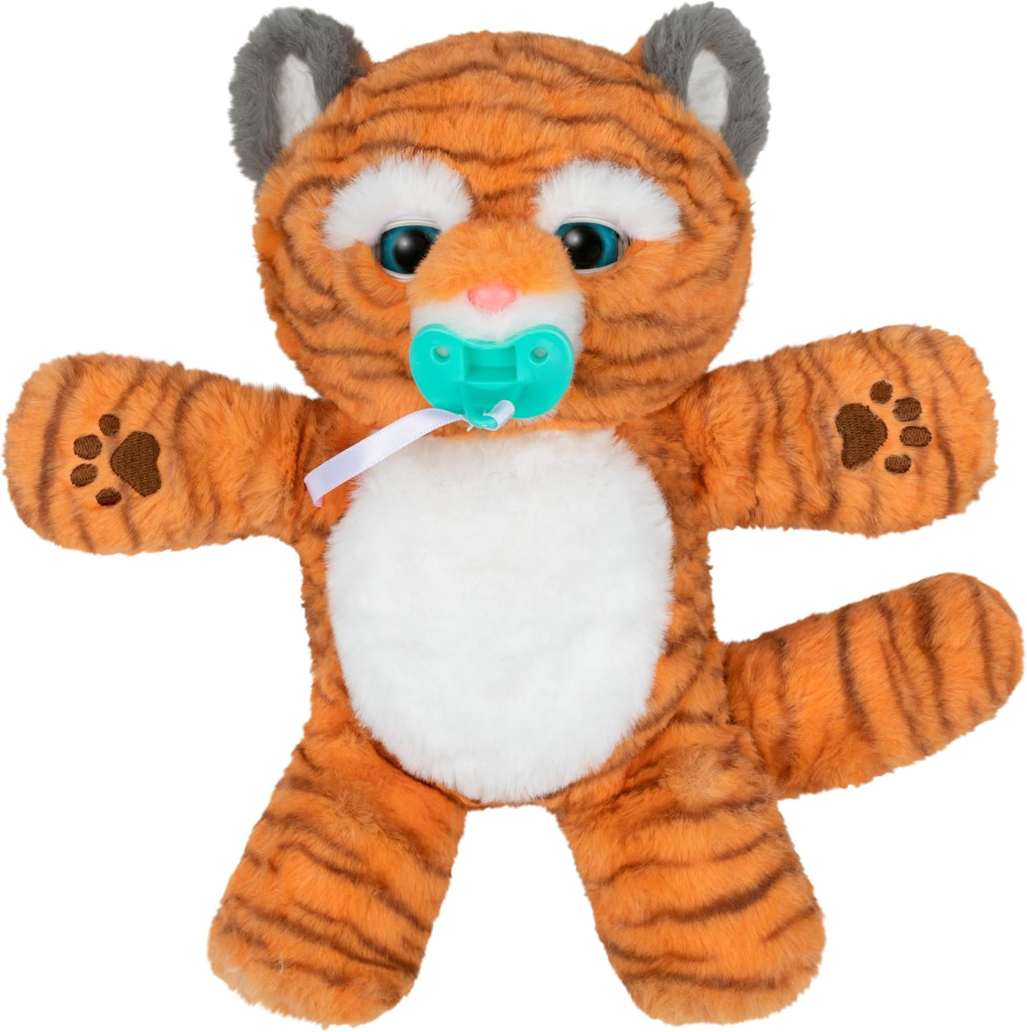 Little Live Pets Cozy Dozys Jungle Series Java the Tiger Interactive Plush Toy Tiger. 25+ Sounds and Reactions. Magical Eye Movement. Blanket, Pacifier and Batteries Included. for Kids Ages 4+. image number 2