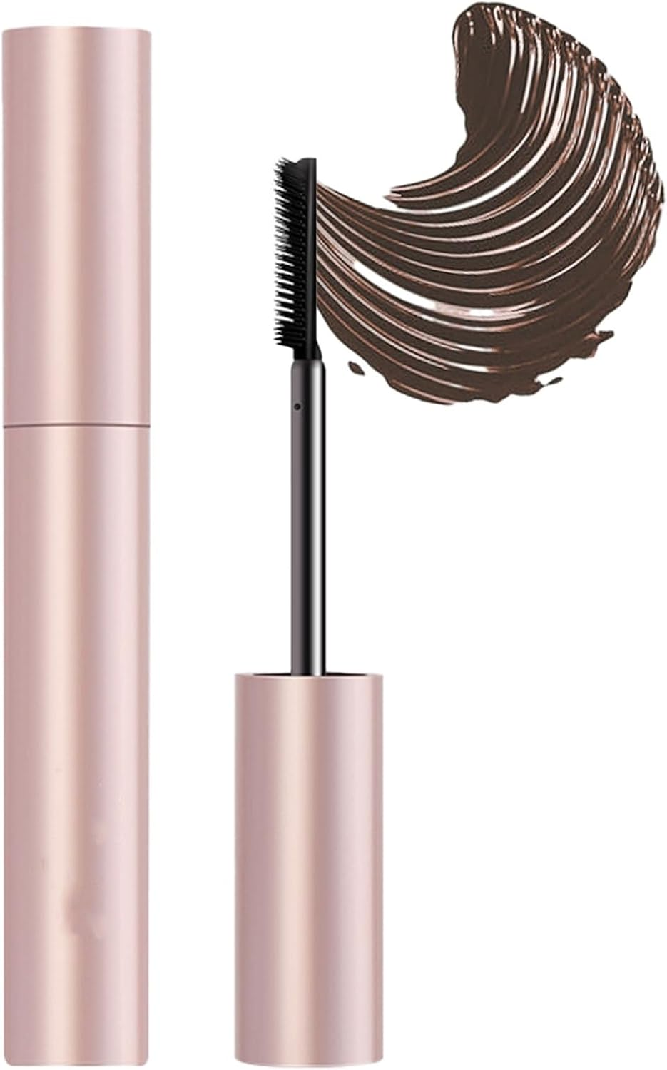 Comparison K Mascara, Comparisonk Mascara, Tubing Mascaras, 2025 Black & Brown Duo for Lash Makeup, Waterproof & Sweatproof Long Lasting Non-Smudged(Brown)