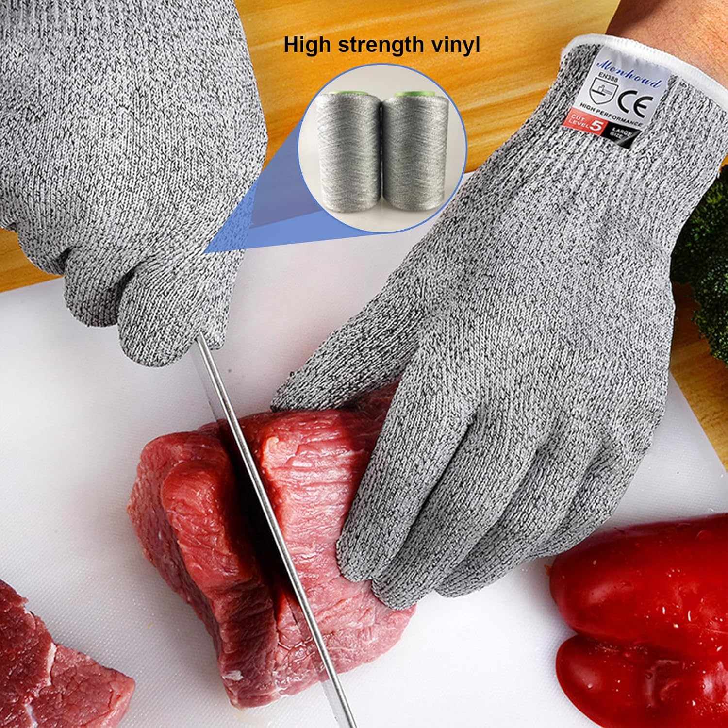 TFMODBFA Knife Sharpening Stone Set - 2 Side Grit 400/1000 3000/8000 Kitchen Knife Sharpener Stone, Professional Kitchen Sharpener Stone Includes Non-Slip Rubber Bases, Flattening Stone image number 4