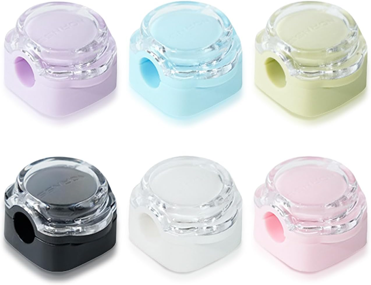 Boutsady 6-Pack Magnetic Cord Organizer - Heavy Duty Adhesive Cable Clips for Desk, Wall & Car - Universal Wire Management Solution for Home, Office & Kitchen (Transparent Black)