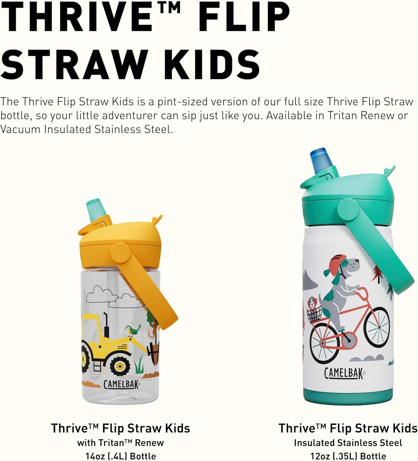 Thrive Flip Straw Kids Insulated Stainless Steel image number 5