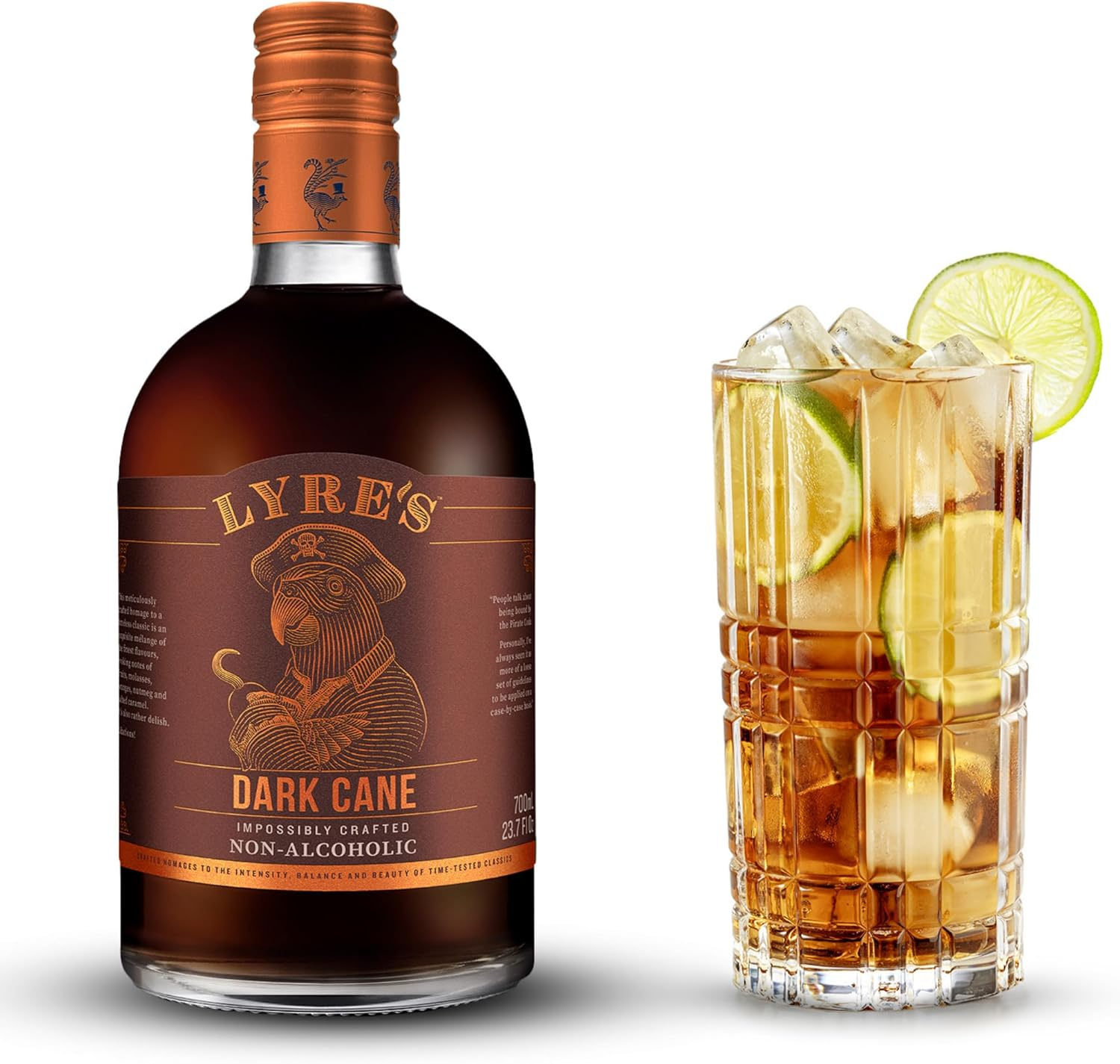 Lyre'S Dark Cane - Non-Alcoholic Spirit, Dark Rum Alternative, Premium, 700Ml image number 2