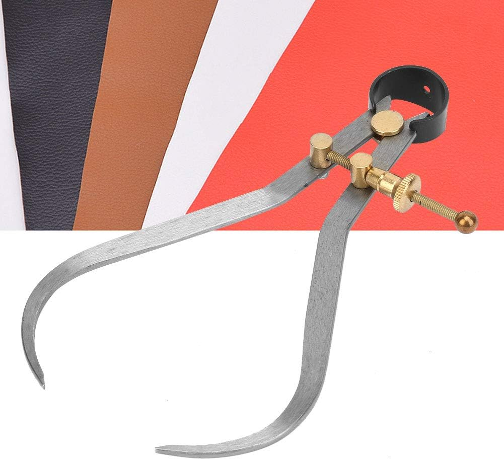 Carbon Steel High Accuracy Practical Leg Spring Calipers, outside Spring Calipers, Spring Divider Calipers, for Making Leather Mechanical Process(150Mm)