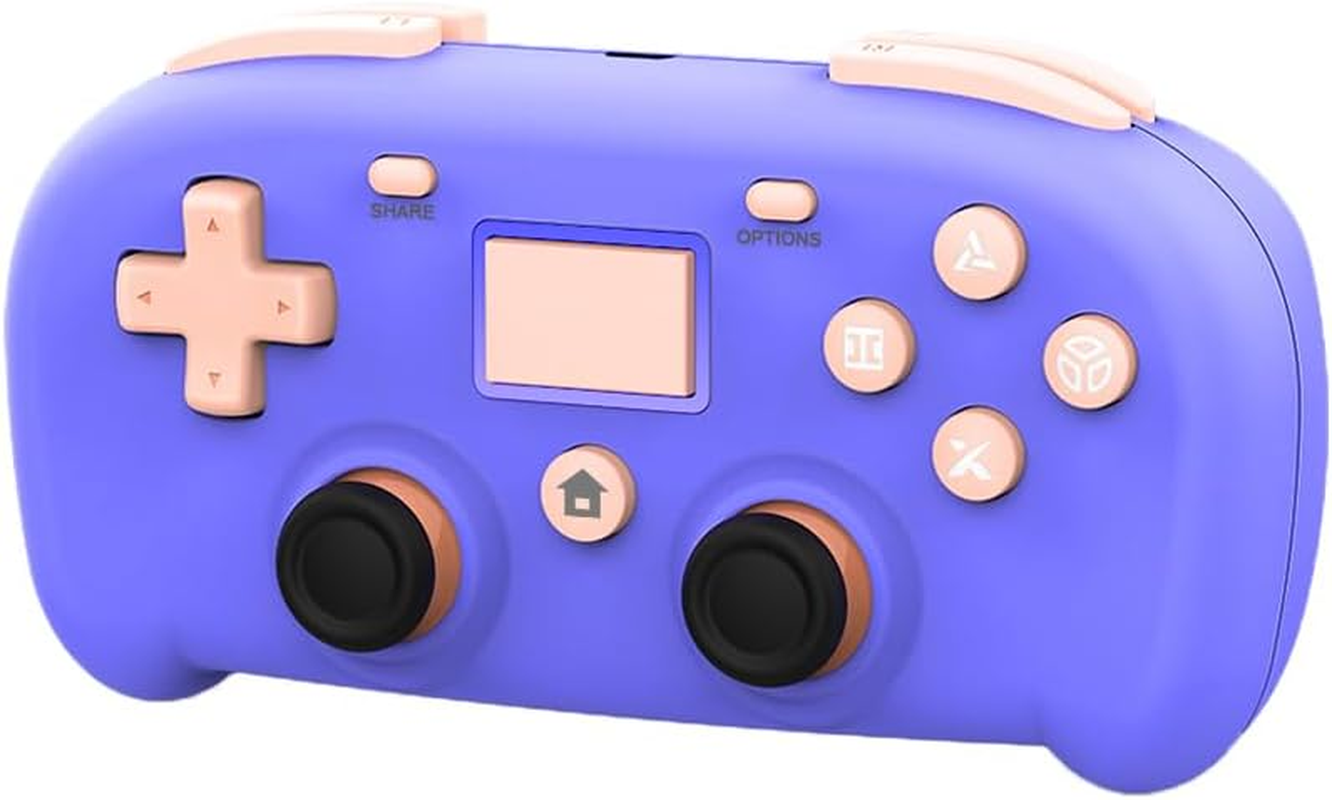 DYONDER Wireless Controller for Ps4,Mini Style PS4 Gamepad Compatible with Ps4/Pro/Slim,Pc Game Remote for Window10/8/7,Gaming Controller with Dual Vibration/6-Axis Sensor/Audio Function(Blue) image number 3