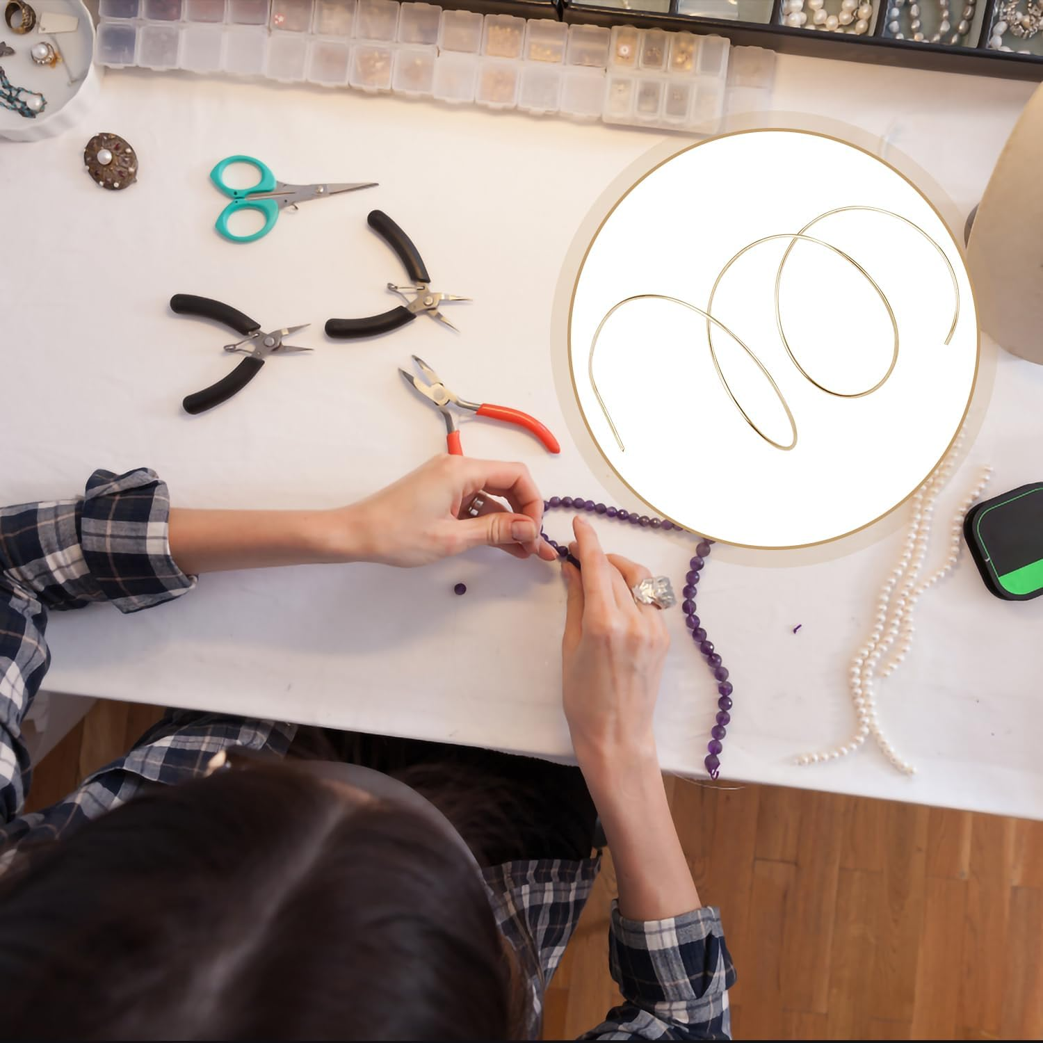 3Pcs 14K Gold Solder Wire for Jewelry Making, 6.3 Inch Long Easy Solder Gold Solder Flux for Jewelry Repair Electronics Plumbing (Melting Temperature 1325&deg;F, 1360&deg;F, 1450&deg;F)