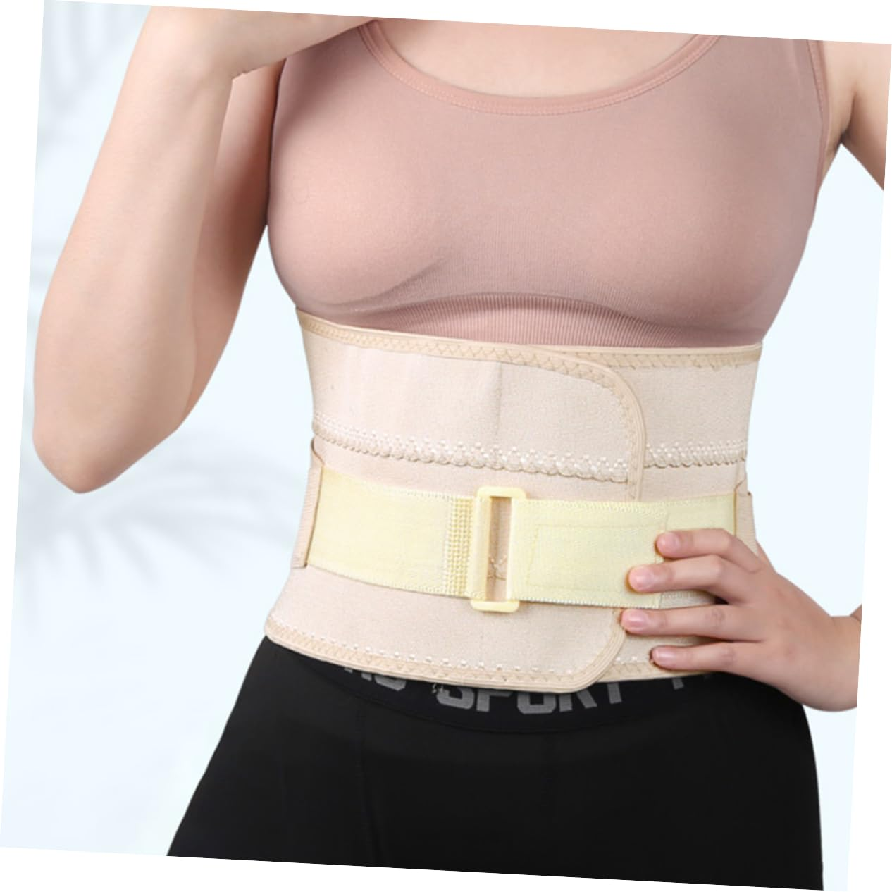 Belly Band for Women Postpartum Girdle Waist Band Maternity Clothing C-Section Recovery Belt image number 4
