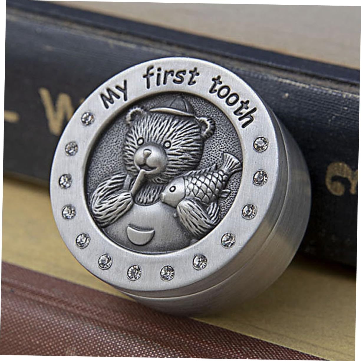 Deciduous Tooth Storage Box First Tooth Keepsake Case and Girls for Boys and Girls image number 2