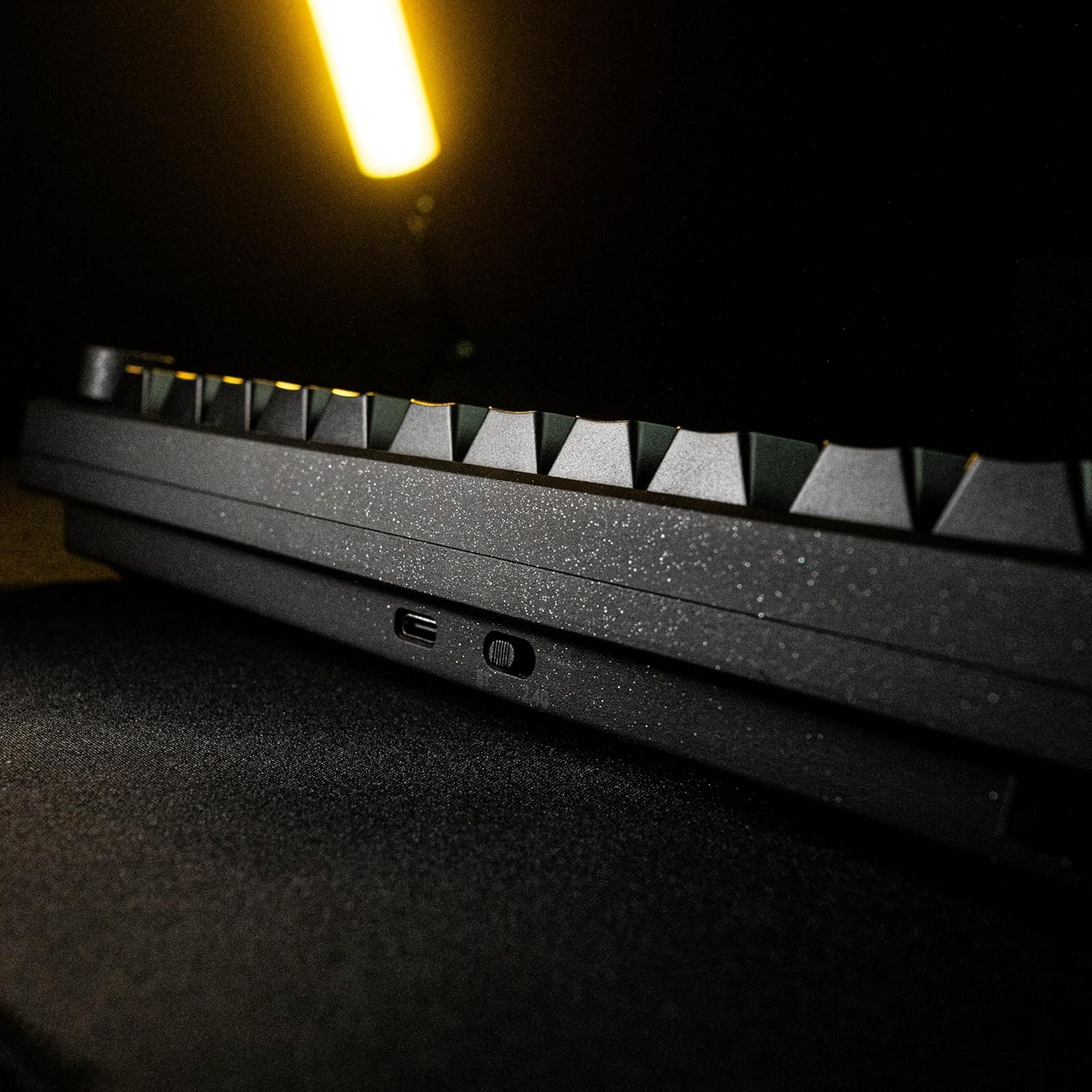 Aftershock ODEN75 Wireless Mechanical Gaming Keyboard | Keyboard 75% | Wireless/Bluetooth | Snow Leopard V2 Linear Switches | Black Gaming Keyboard image number 3