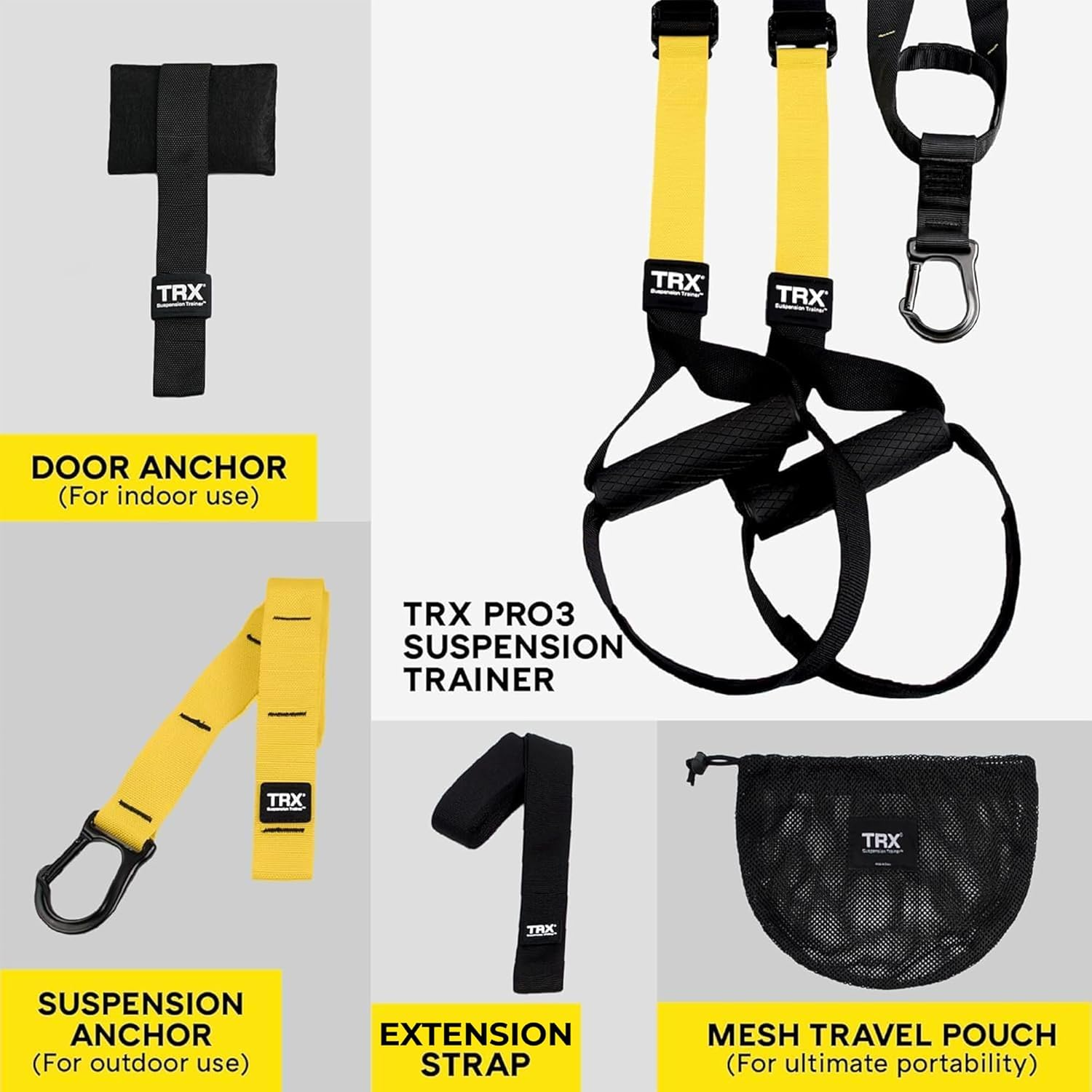 The TRX PRO3 Suspension Trainer - for Professional Athletes and Coaches, TRX Training Club App image number 4