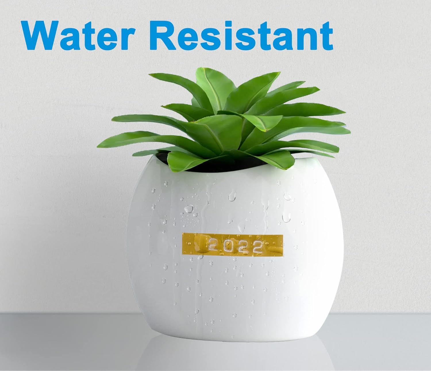 Weemay 10 Pack 3/8" Embossing Tape Compatible for Dymo 3D 9Mm Plastic Embossing Label Tape for Organizer Xpress Pro 12965 DYM12966 Office Mate II Junior Home Embossing Label Maker, 3/8 Inch X 9.8 Feet