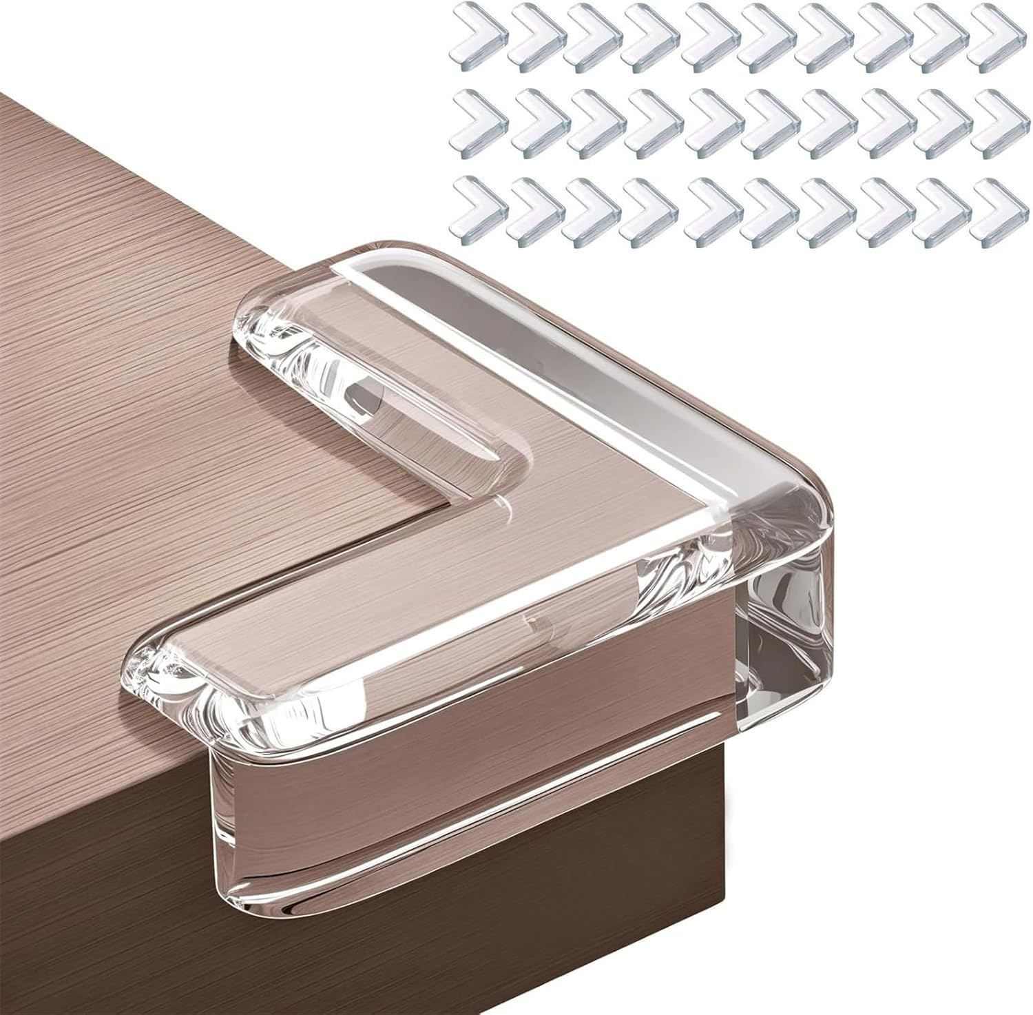 30 Pcs Corner Protector Baby, Clear Table Guard, Protectors for Baby Guards Furniture, Safety L Sharp Cushion Padding image number 2