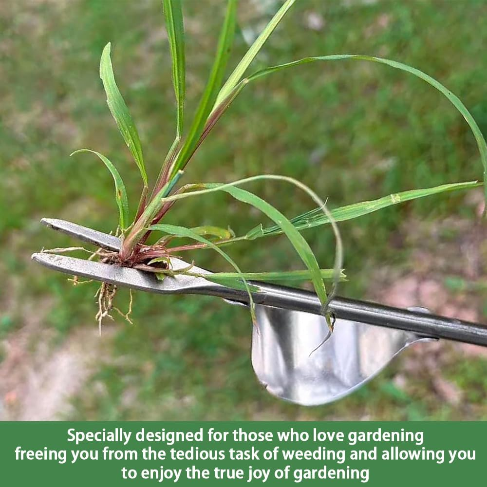 3 PCS Weed Puller Tool,Weeding Tool,Crack Weeder Crevice Tool,Hand Weed Puller,Grip Garden Too,With Ergonomic Handle,Manual Hand Portable Weeder Tool,Weeding Tool Effective for Garden Enthusiasts image number 3