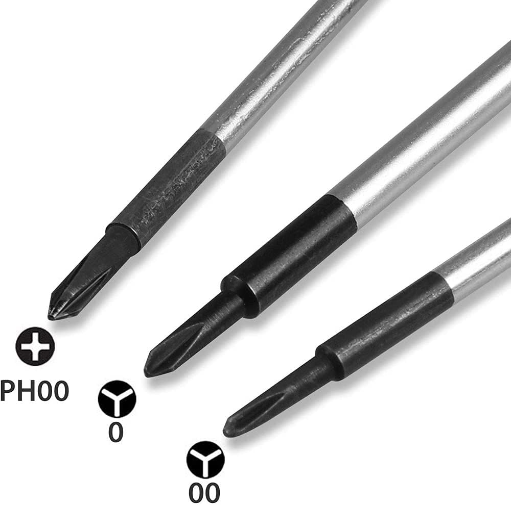 Fixinus Screwdriver Set for Nintendo Switch, Y0 Y00 PH00 Cross Wing Precision Screwdriver Repair Tool Kit Compatible with Switch Joy Con Controller image number 6