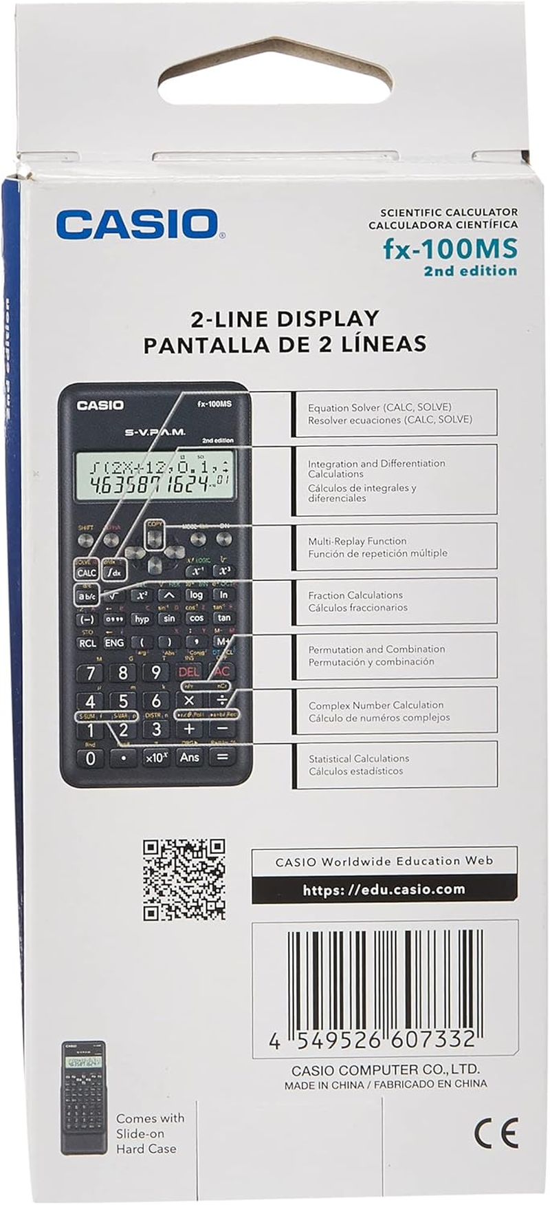 Casio Fx-100Ms 2Nd Edition Non Programmable Calculator Fx100Ms image number 2