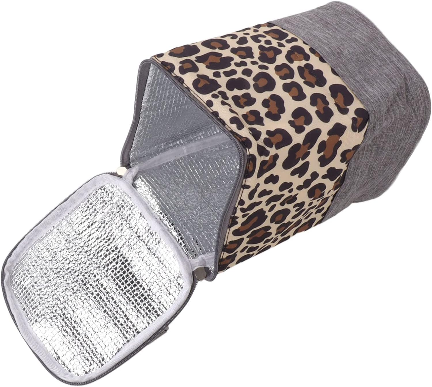 Thermal Baby Bottle Bag, Easy Cleaning Breastmilk Warmer Cooler Carrier Bag Side Pocket Design 3L with Handle for Travel image number 1