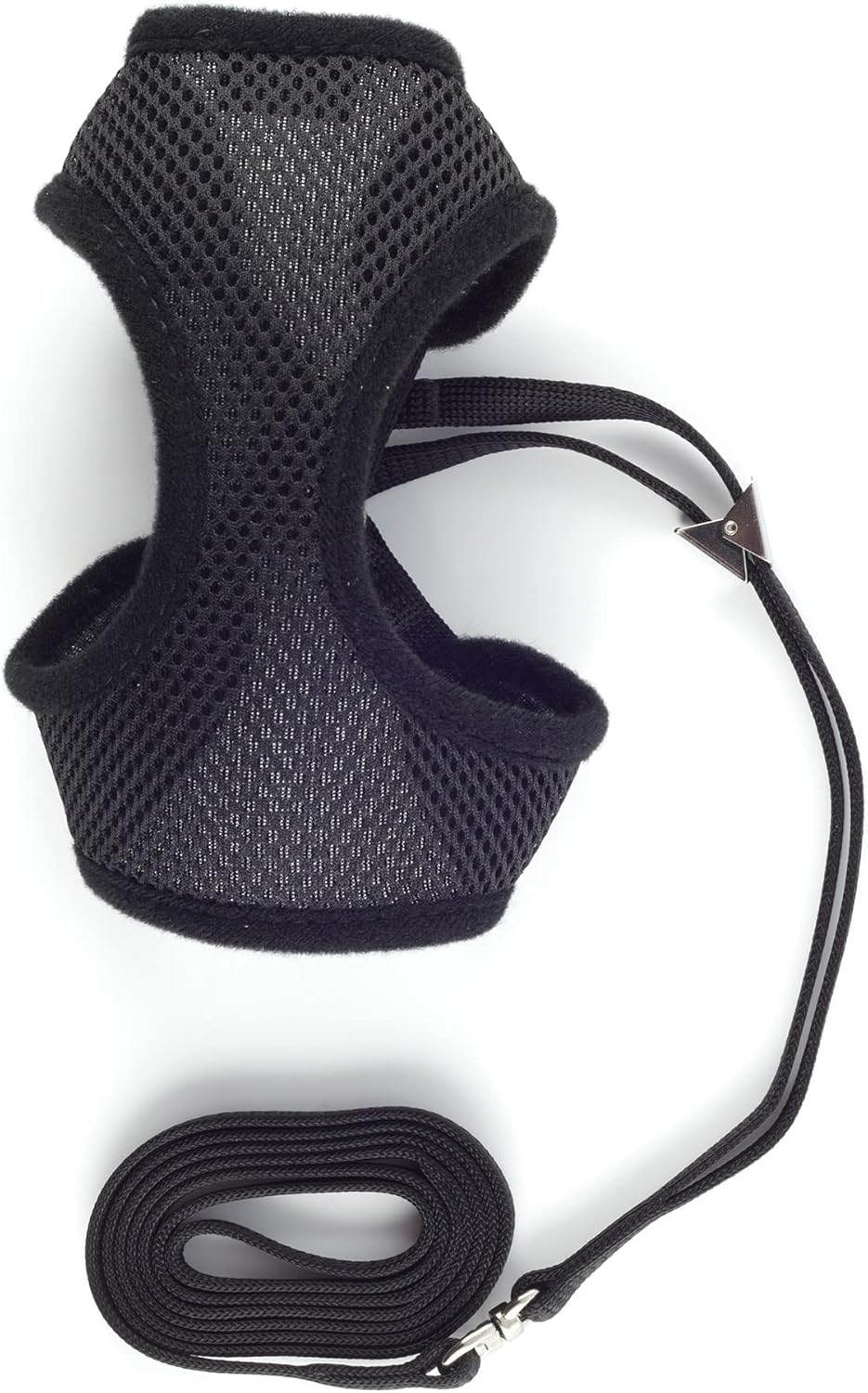 Ancol Soft Cat Harness and Lead Black S