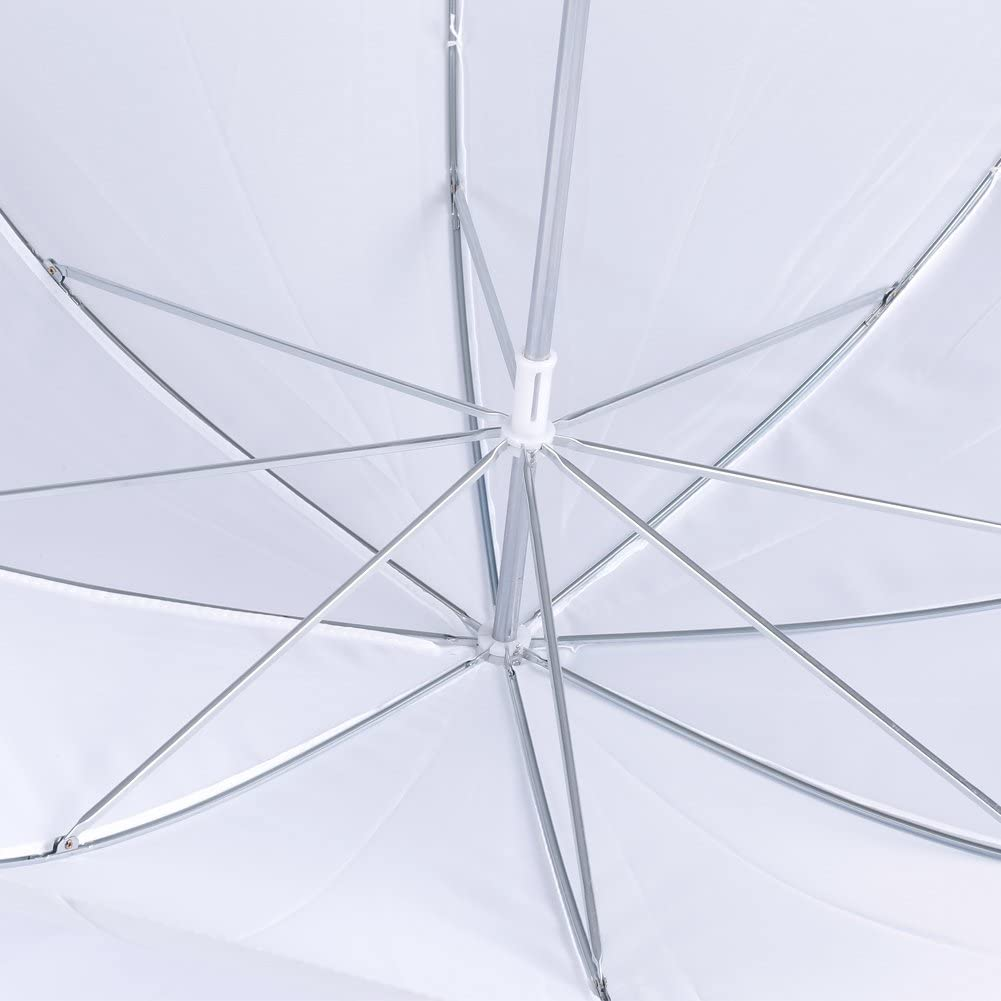 Neewer&reg; 2 Pack 33"/84Cm White Translucent Soft Umbrella for Photo and Video Studio Shooting image number 1