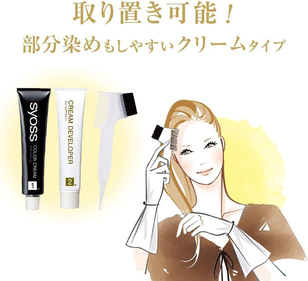 Syoss Oleo Cream, Hair Color, 5N, Cocoa Brown, Salon Quality, Dye for Gray Hair, Bonus Included, Quasi-Drug - 1P Diamond Pink image number 7