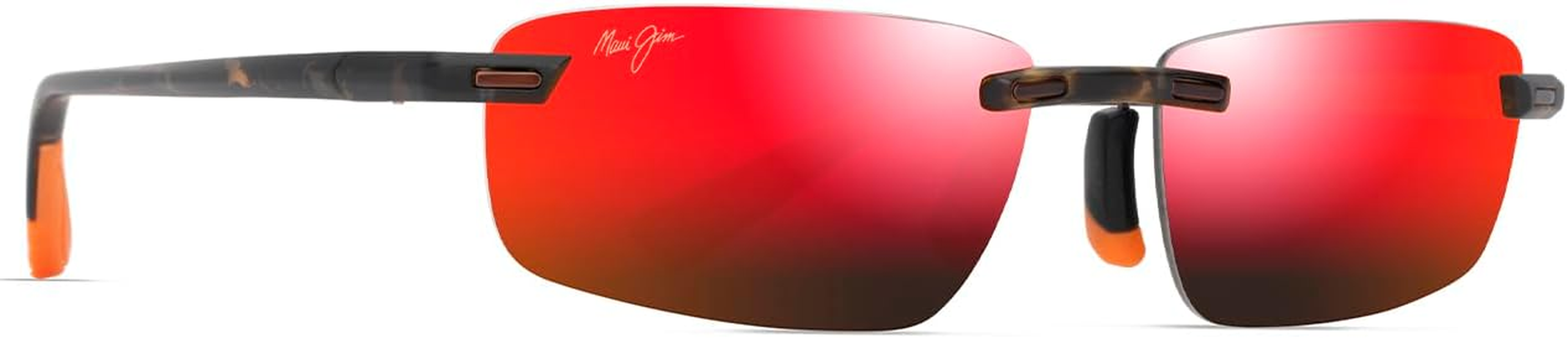 Maui Jim Unisex Ilikou Non-Polarised Sunglasses - Shiny Black/Blue image number 5